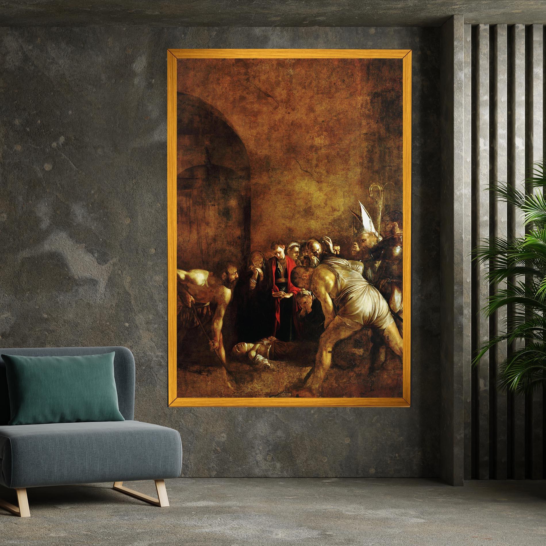 Vászonkép Burial Of Saint Lucy mockup 7