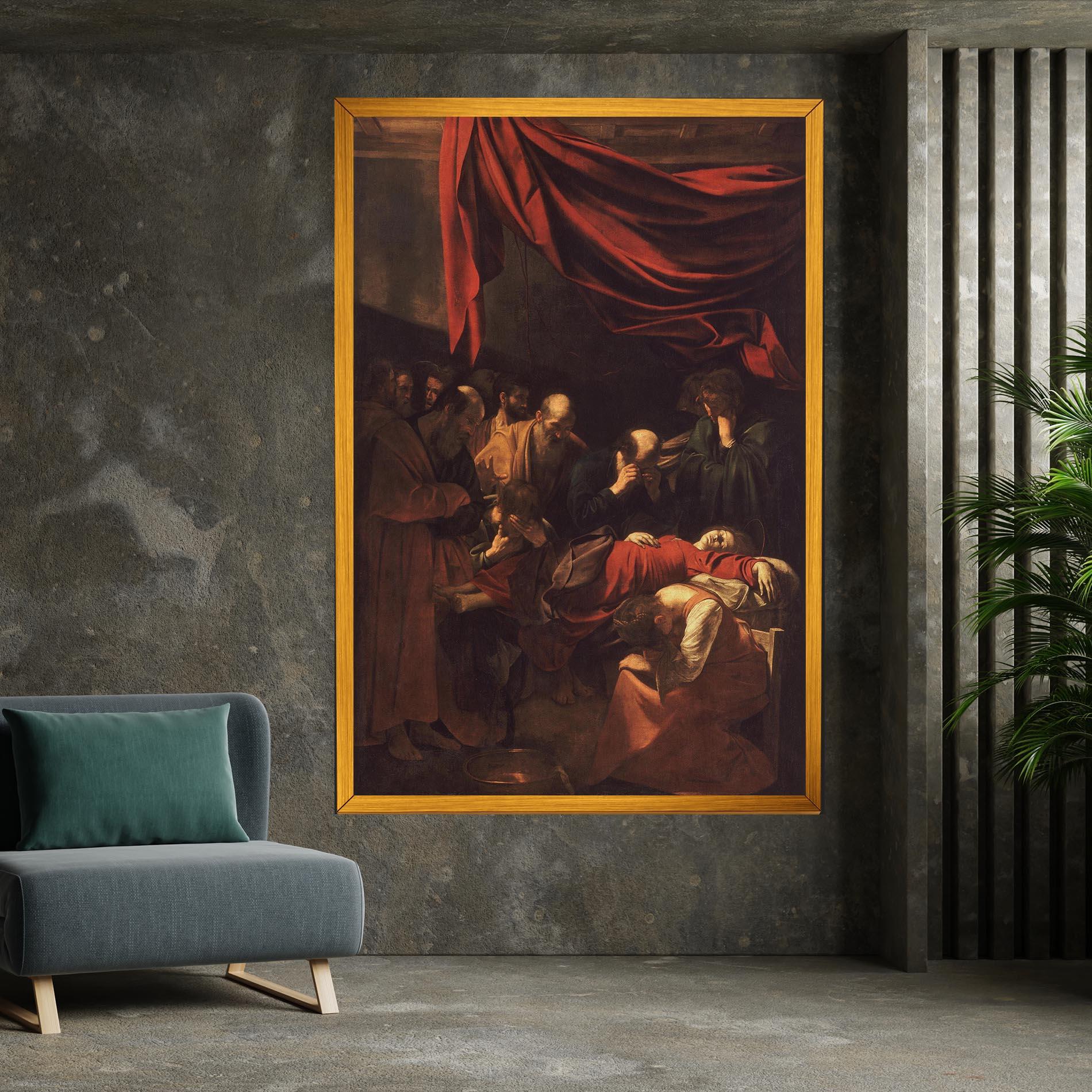 Vászonkép Death Of The Virgin mockup 7