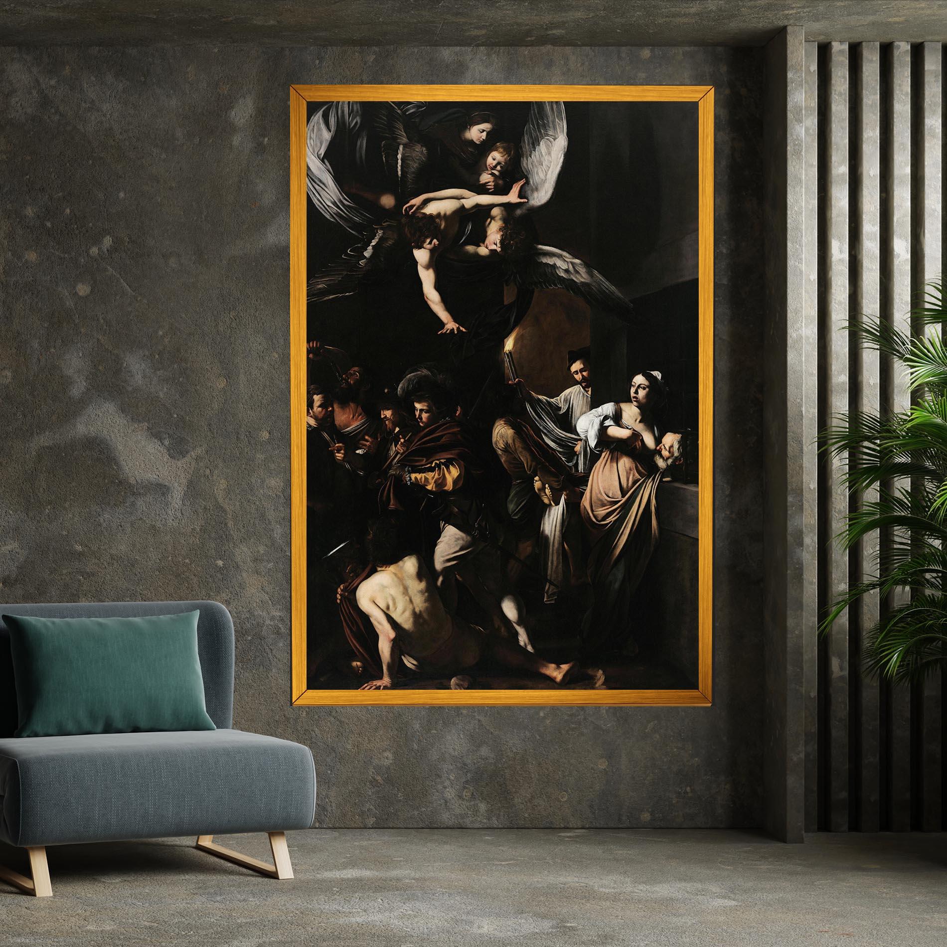 Vászonkép Sette Opere Di Misericordia mockup 7