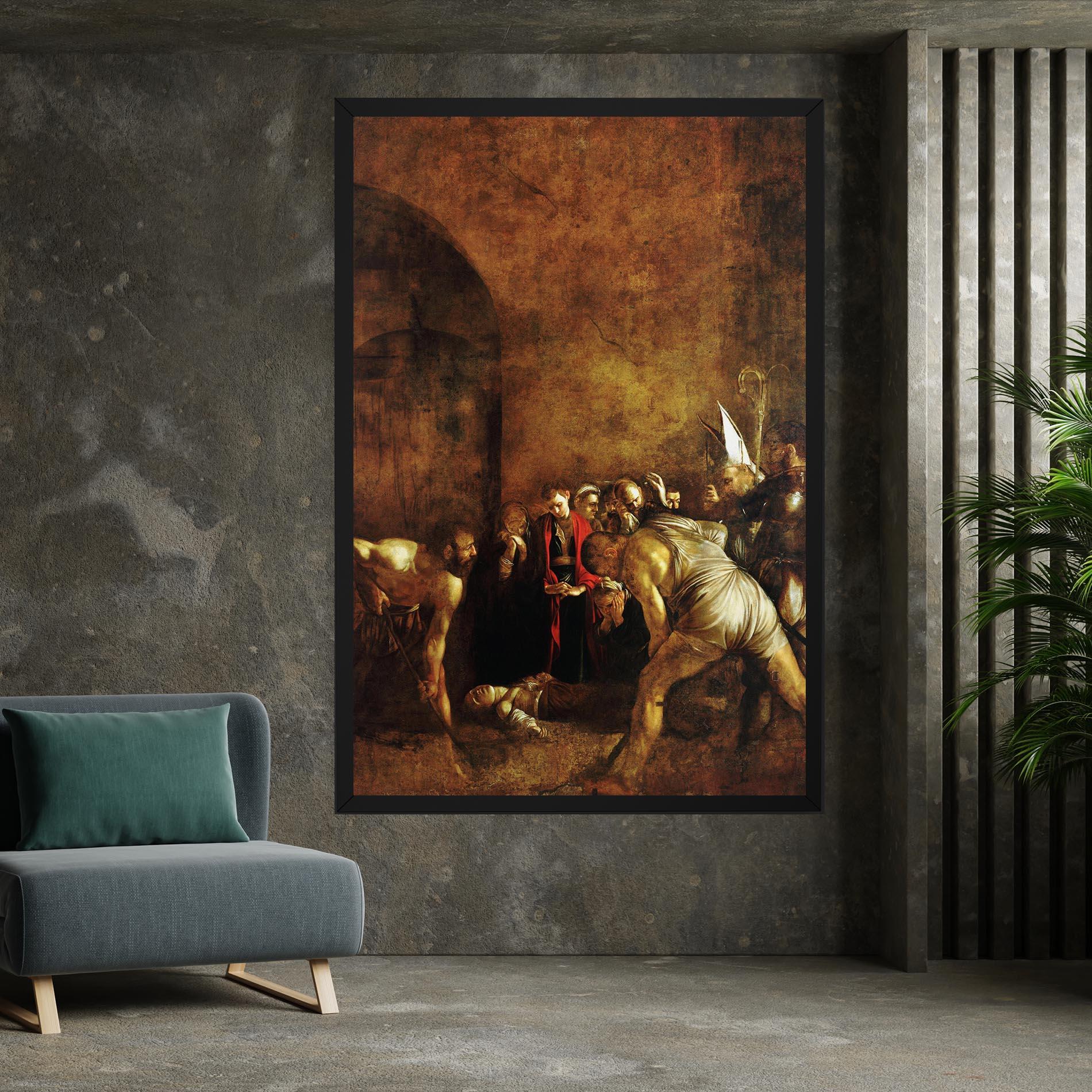 Vászonkép Burial Of Saint Lucy mockup 7