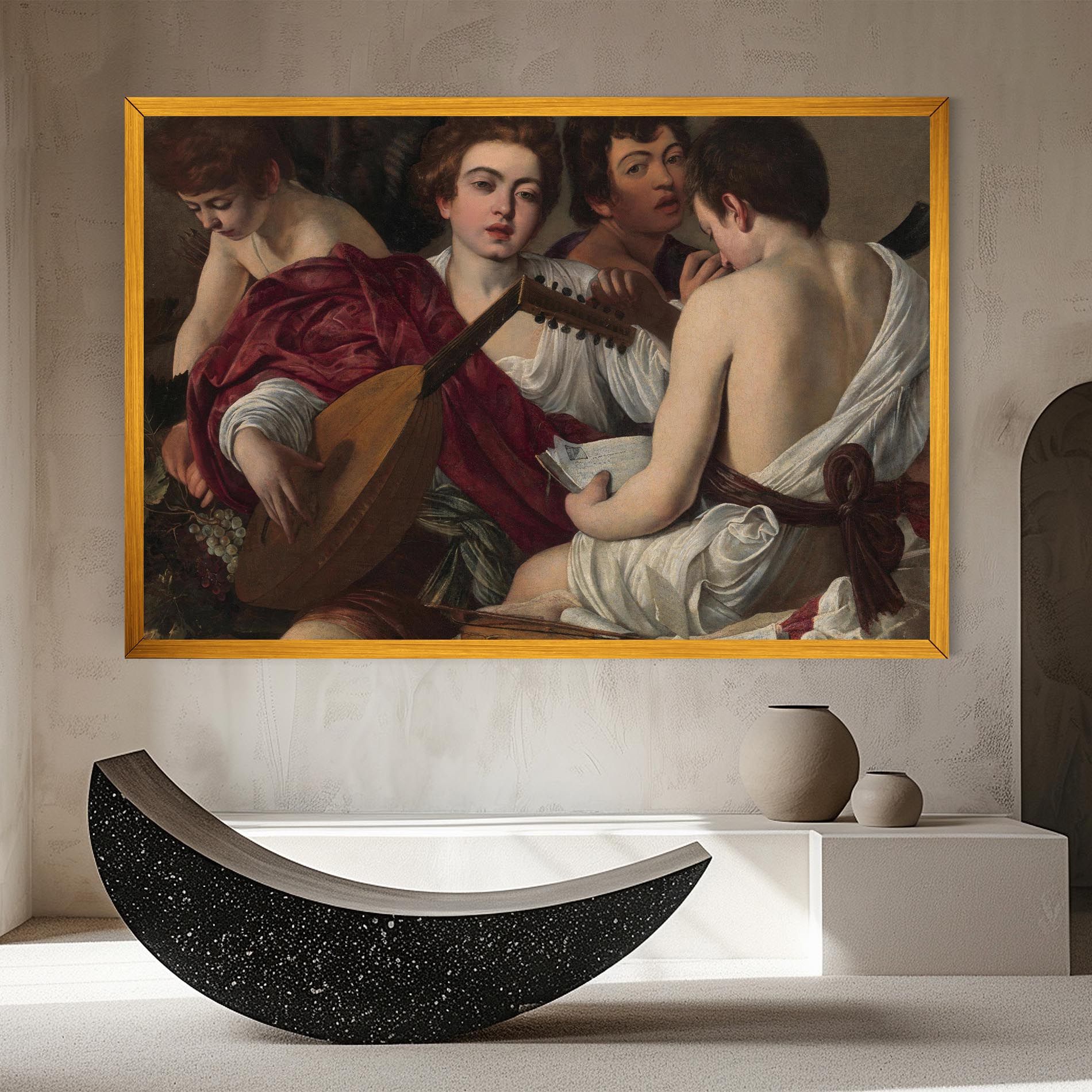 Caravaggio Musici mockup 8