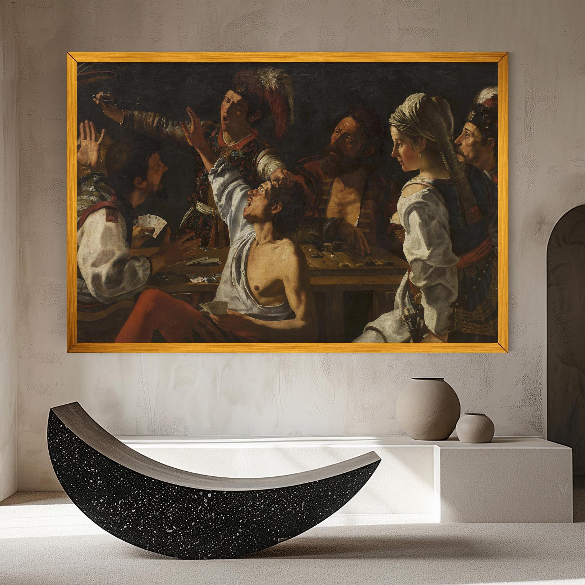 Vászonkép Rombouts Backgammon mockup 8