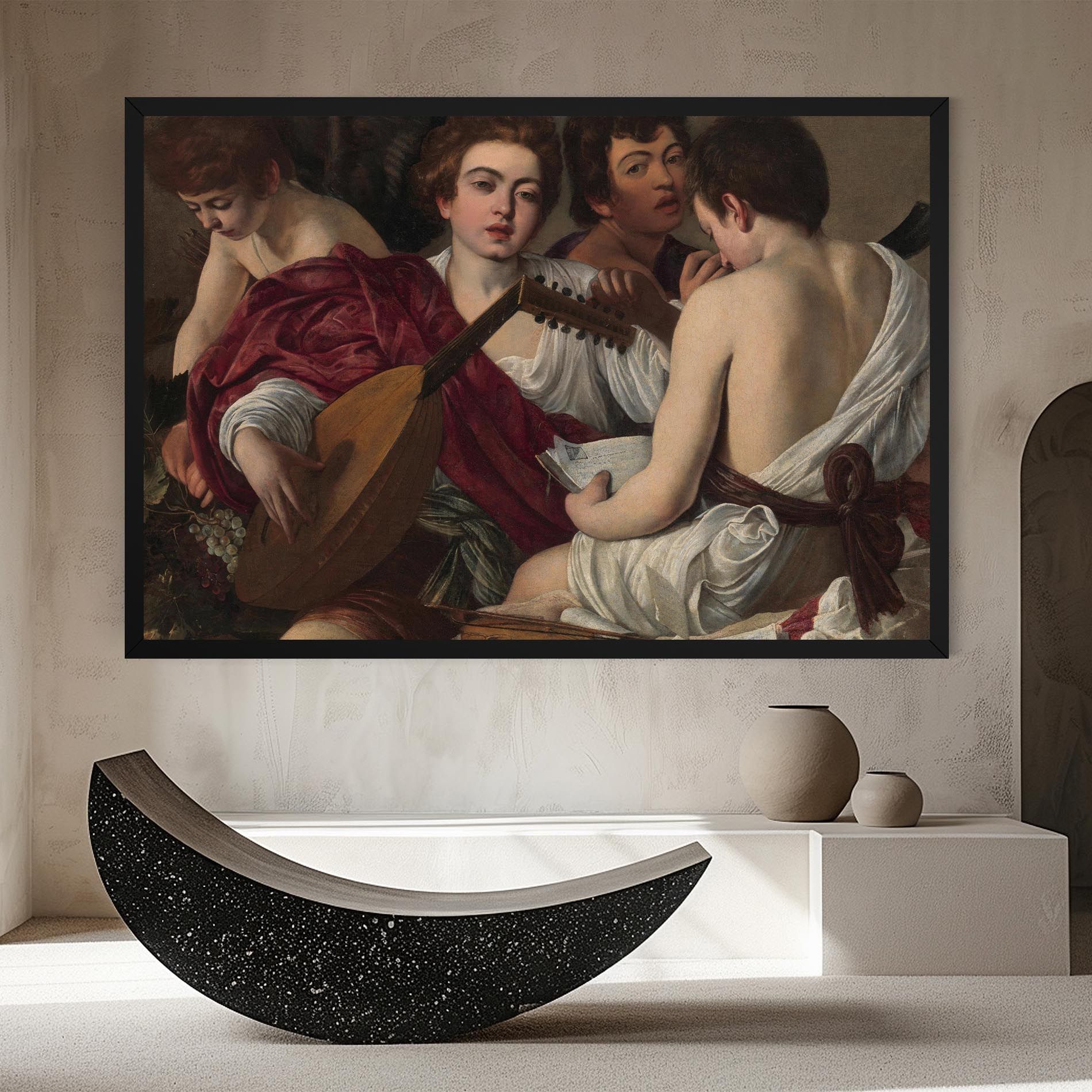 Caravaggio Musici mockup 8