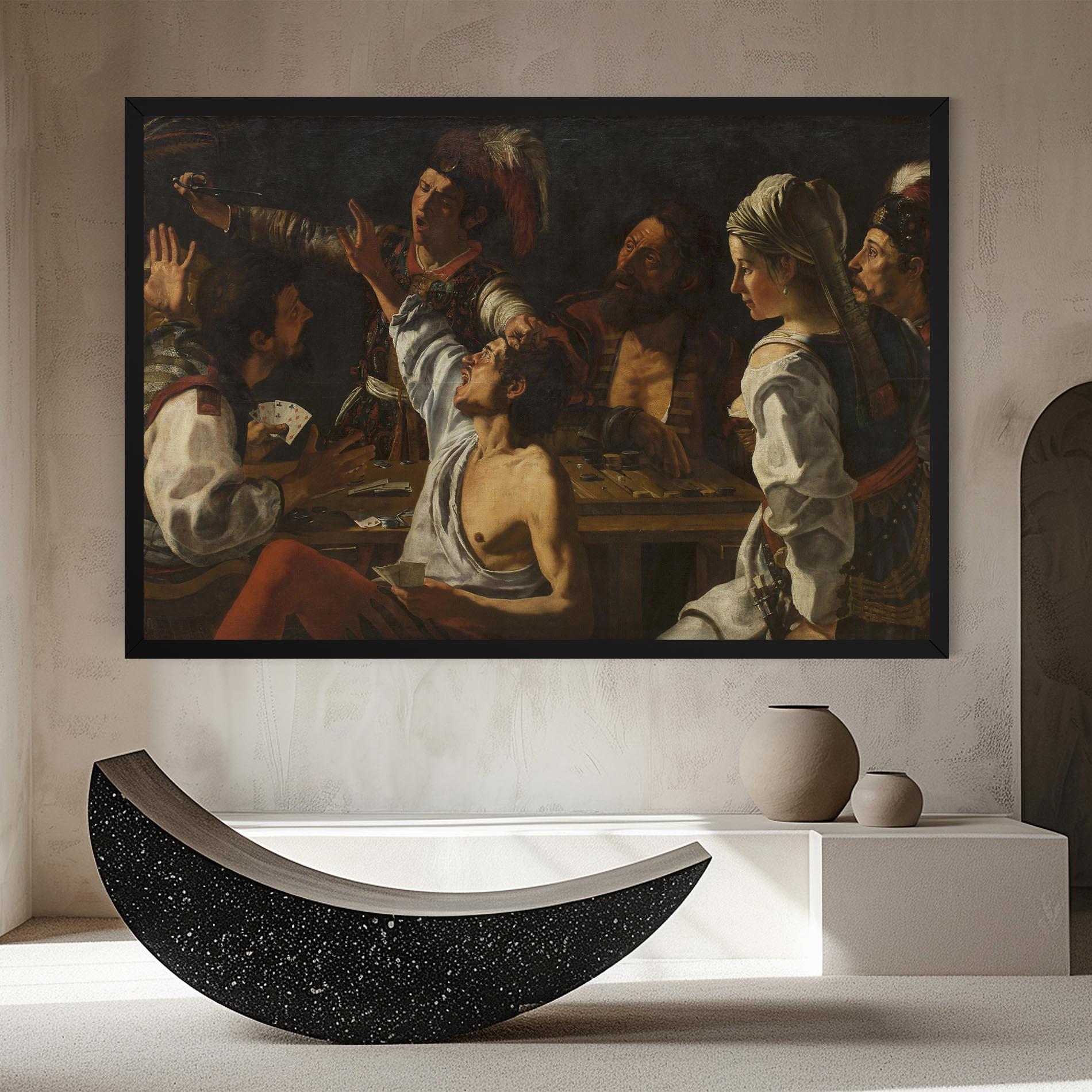 Vászonkép Rombouts Backgammon mockup 8