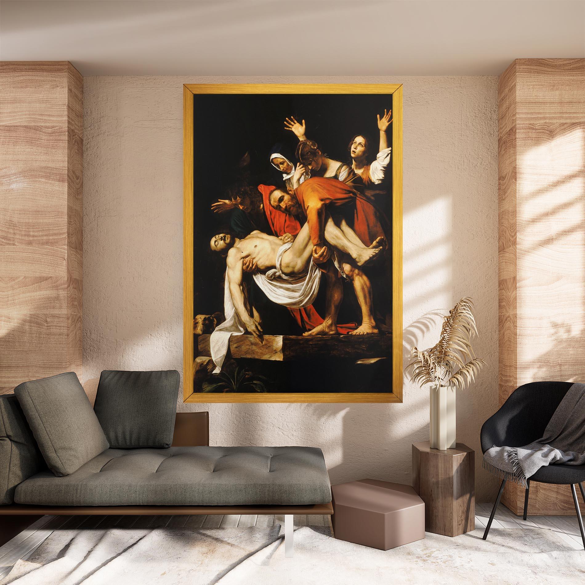 Vászonkép The Entombment Of Christ mockup 8