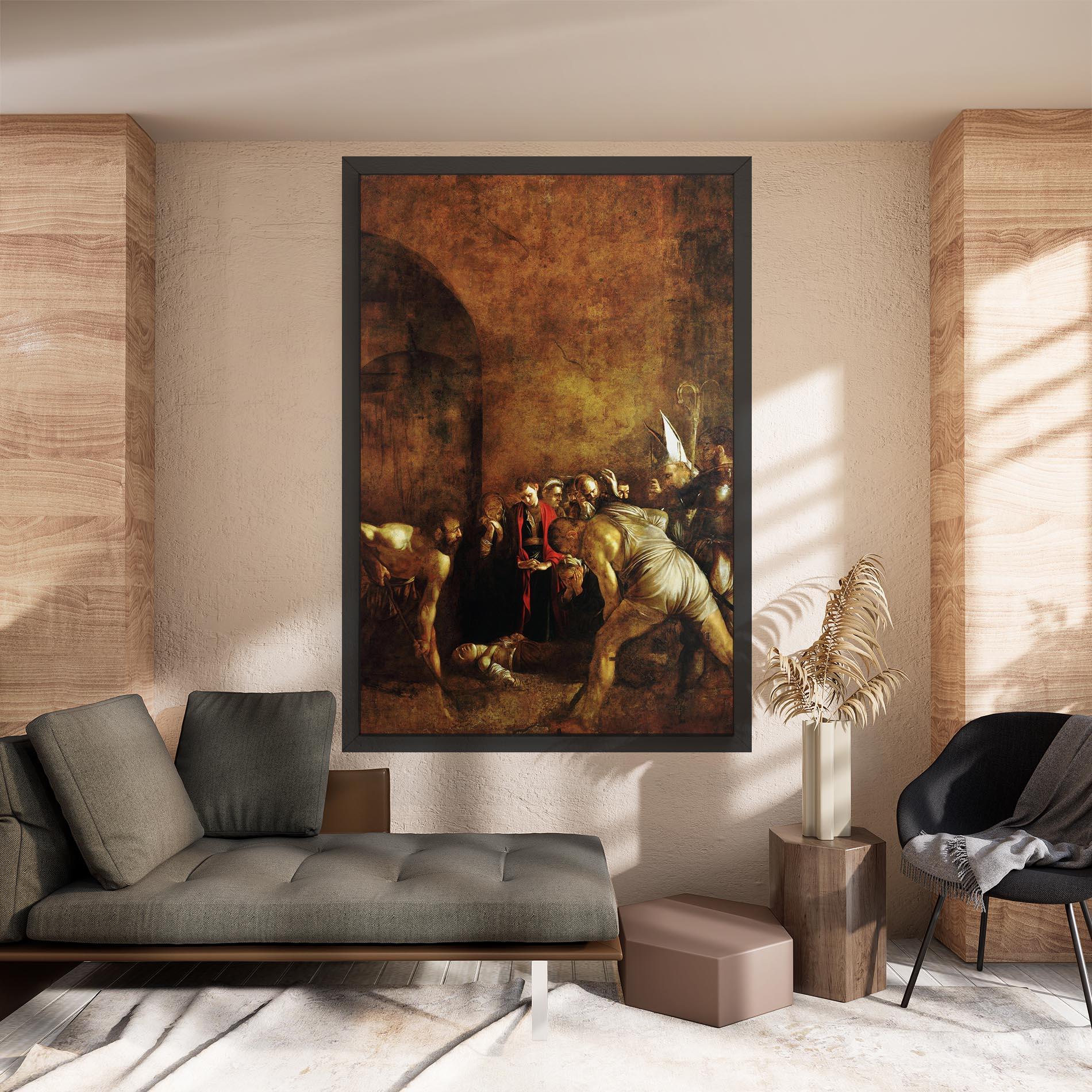 Vászonkép Burial Of Saint Lucy mockup 8