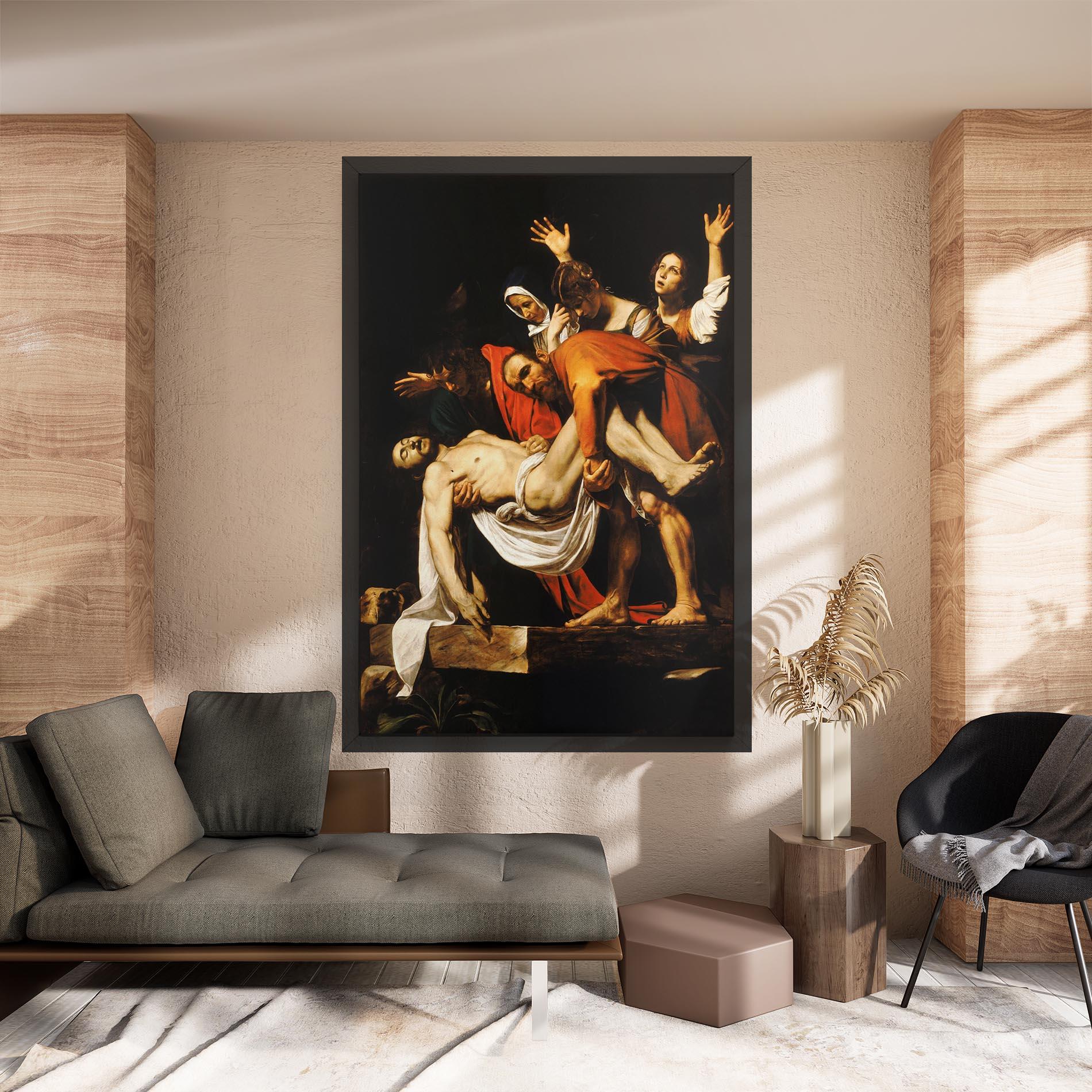 Vászonkép The Entombment Of Christ mockup 8