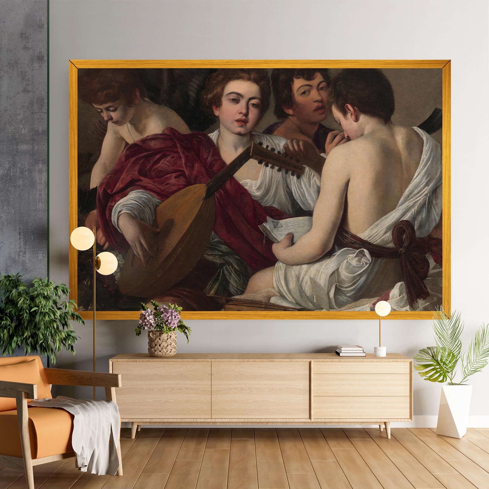 Caravaggio Musici mockup 9