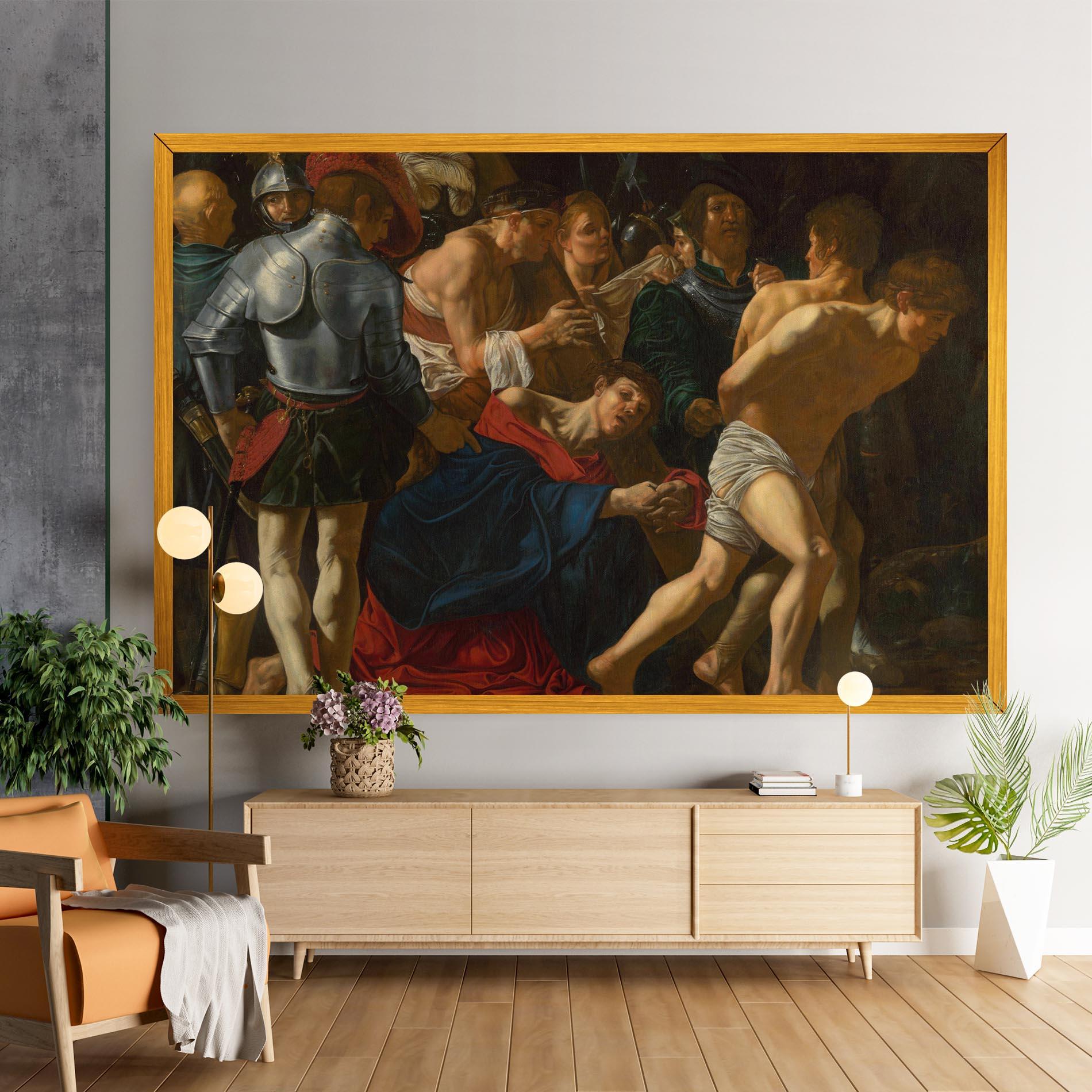 Vászonkép Fall Of Christ Calvary mockup 9