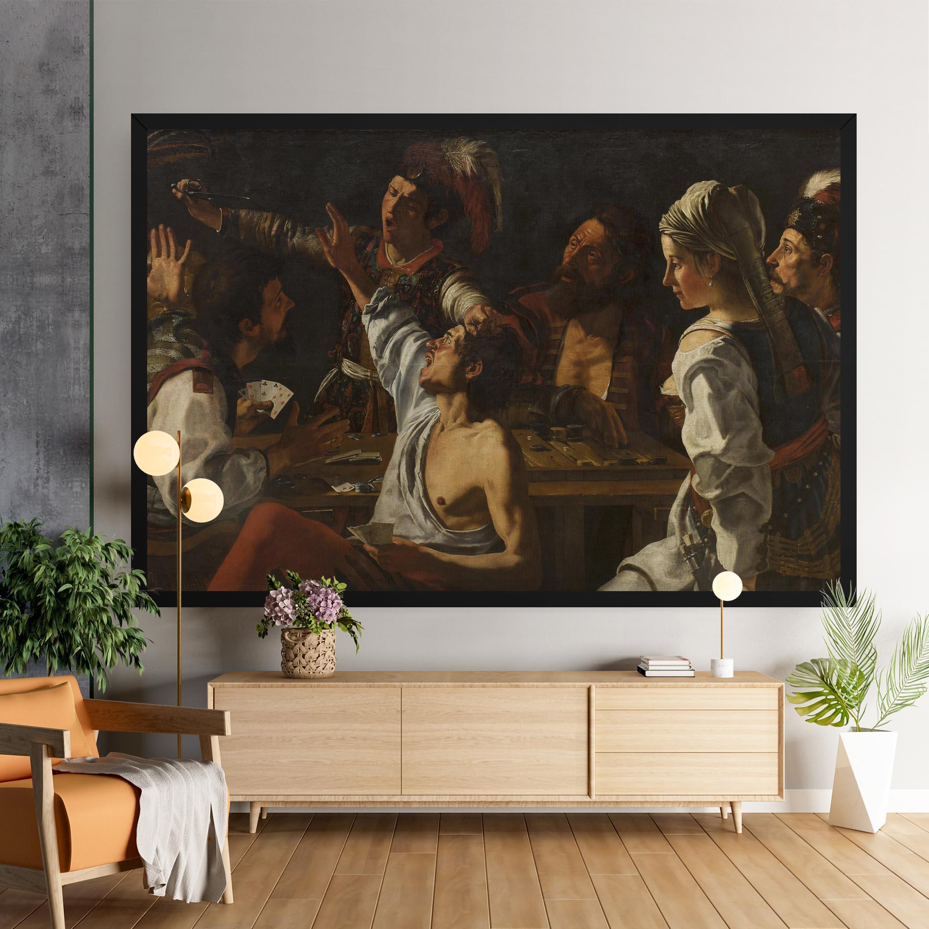 Vászonkép Rombouts Backgammon mockup 9