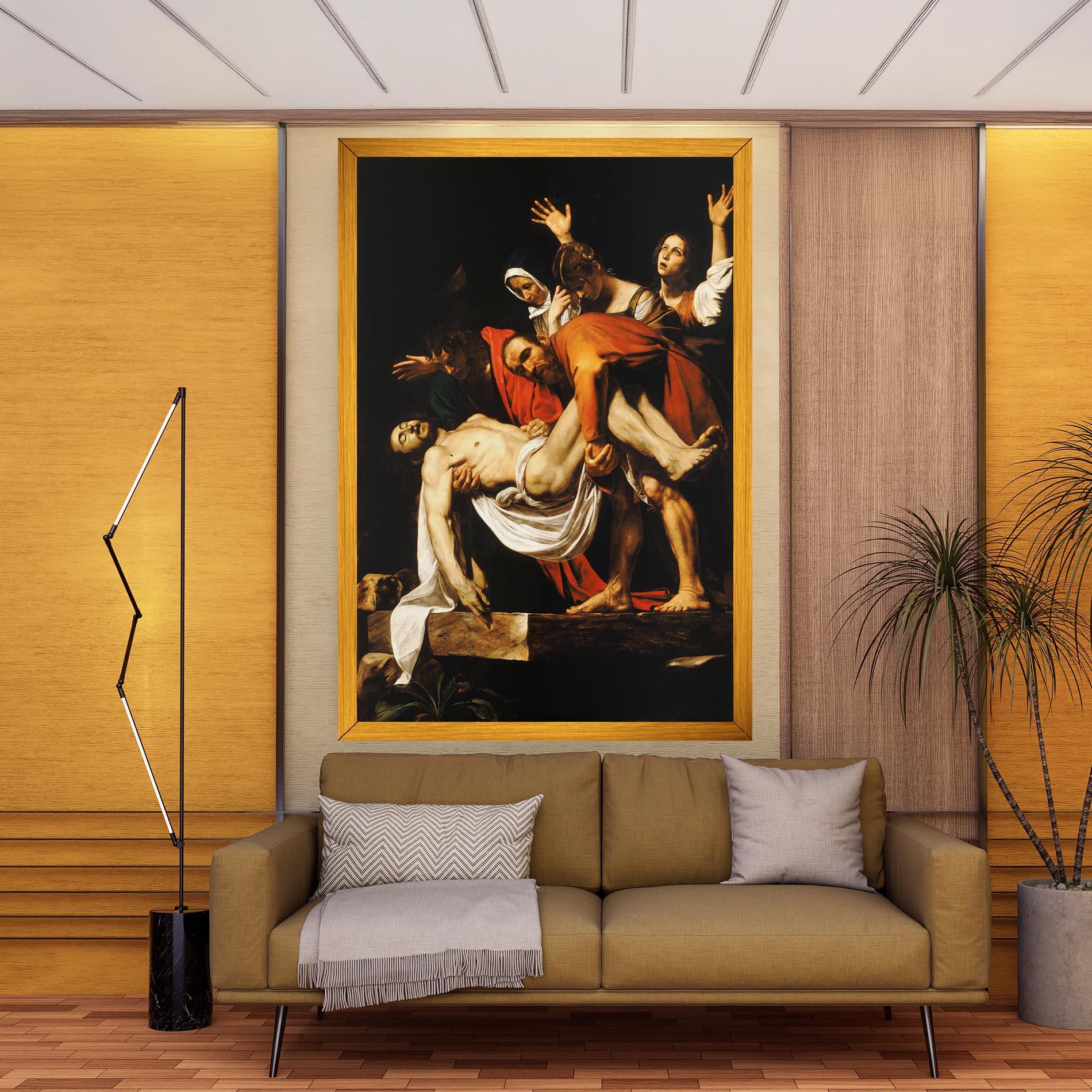 Vászonkép The Entombment Of Christ mockup 9