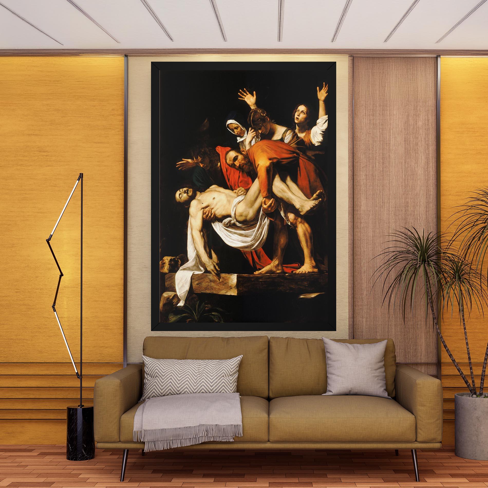 Vászonkép The Entombment Of Christ mockup 9