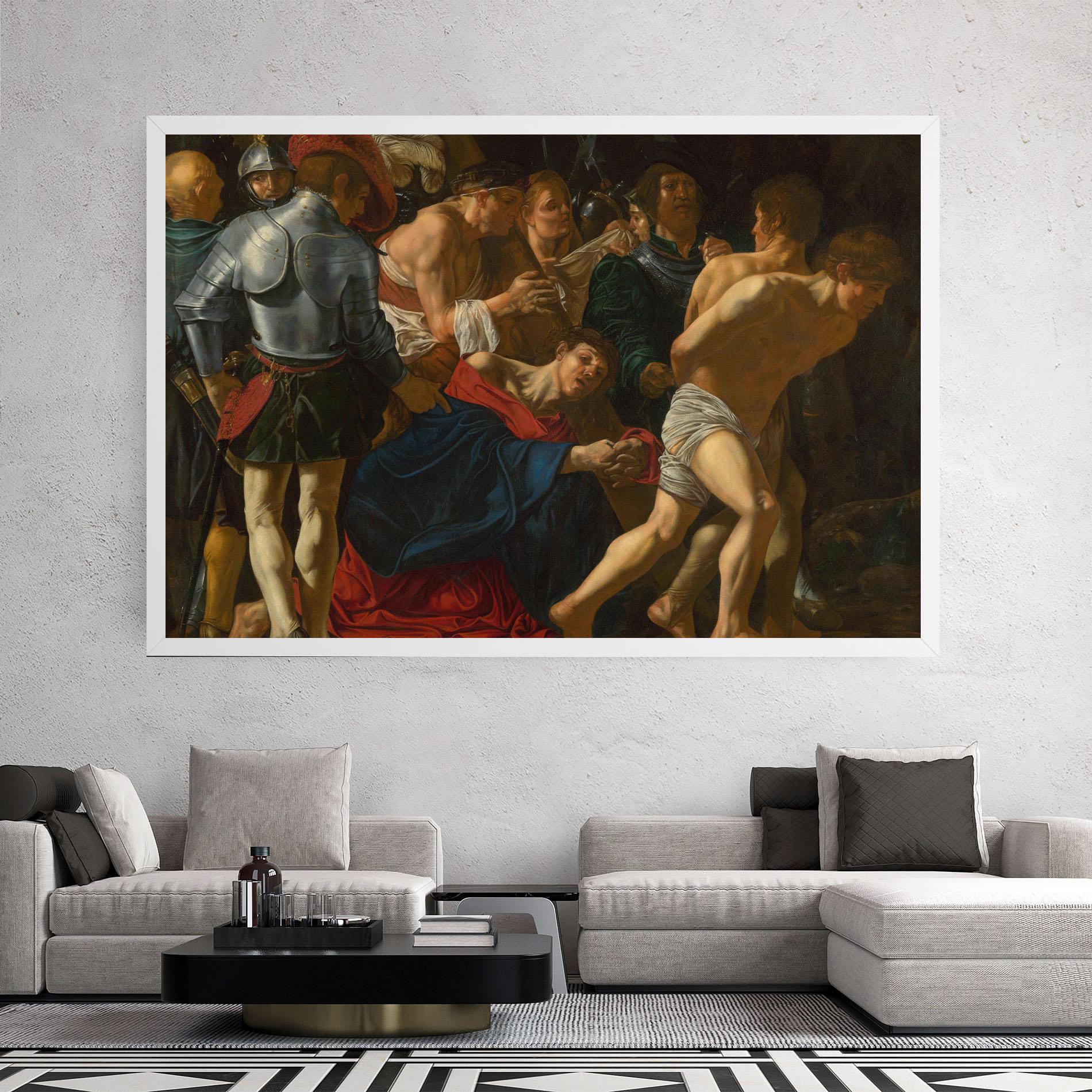 Vászonkép Fall Of Christ Calvary mockup 2