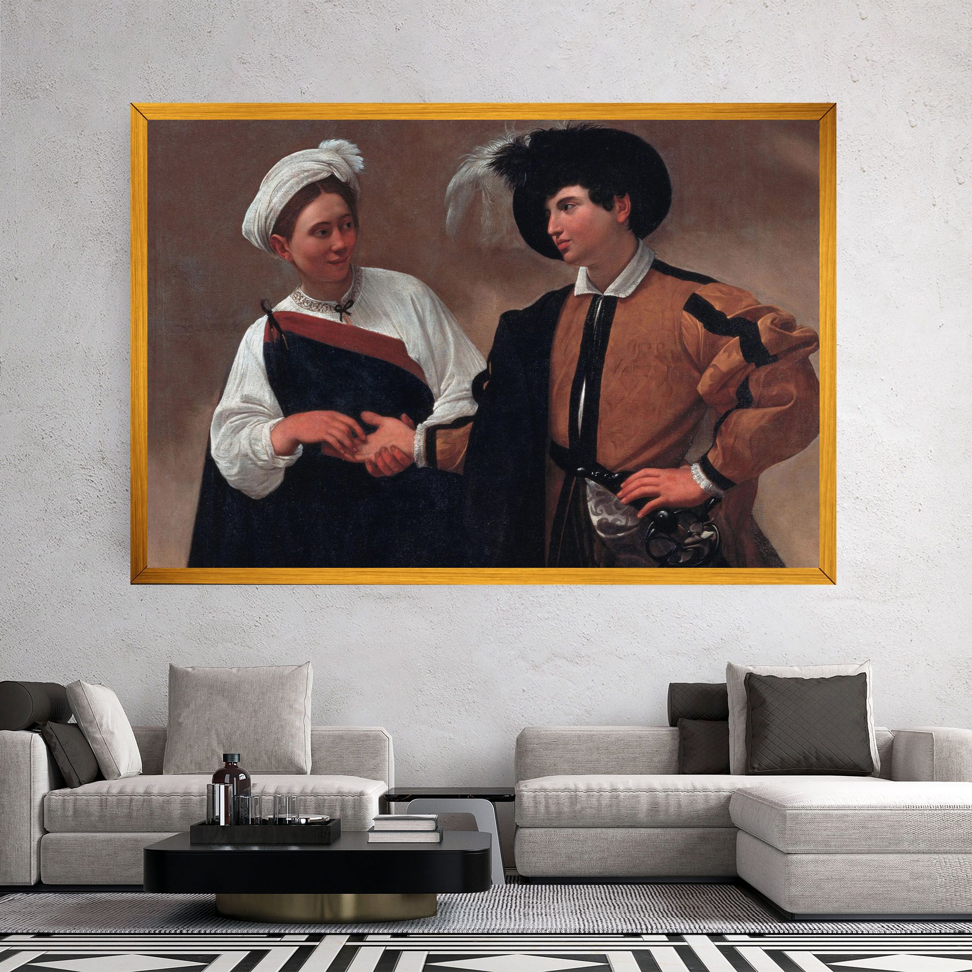 Caravaggio Good Luck mockup 2