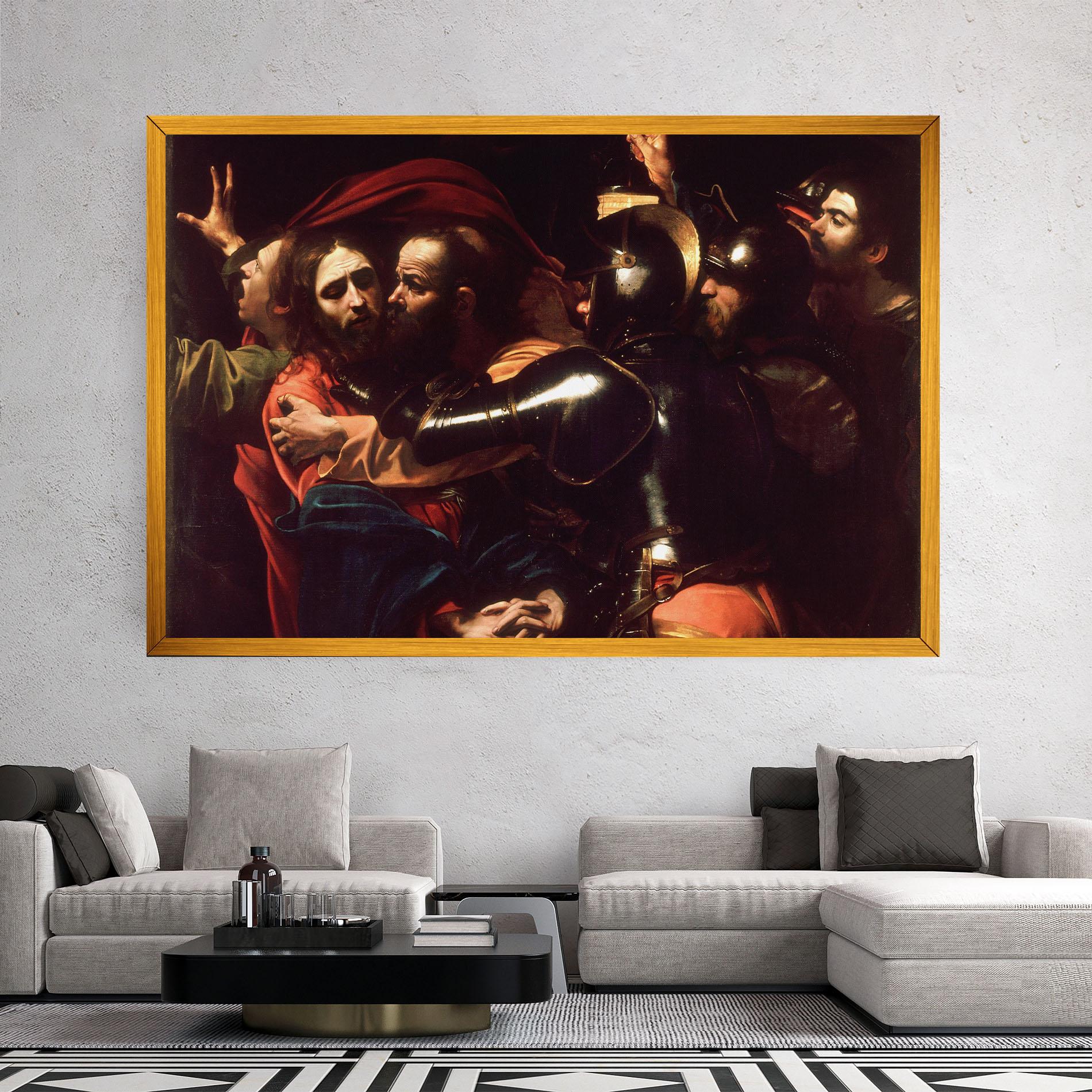 Vászonkép The Taking Of Christ mockup 2