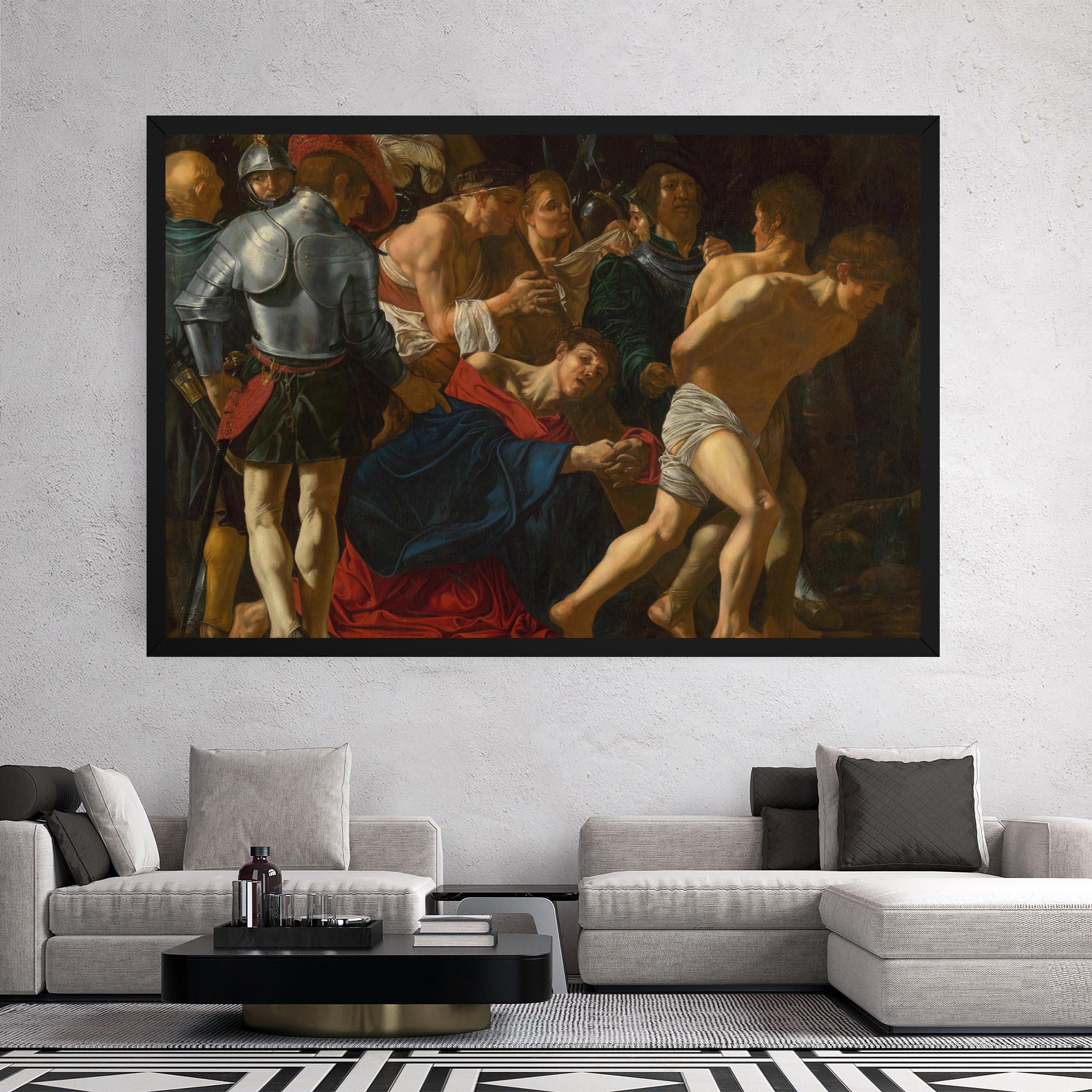 Vászonkép Fall Of Christ Calvary mockup 2