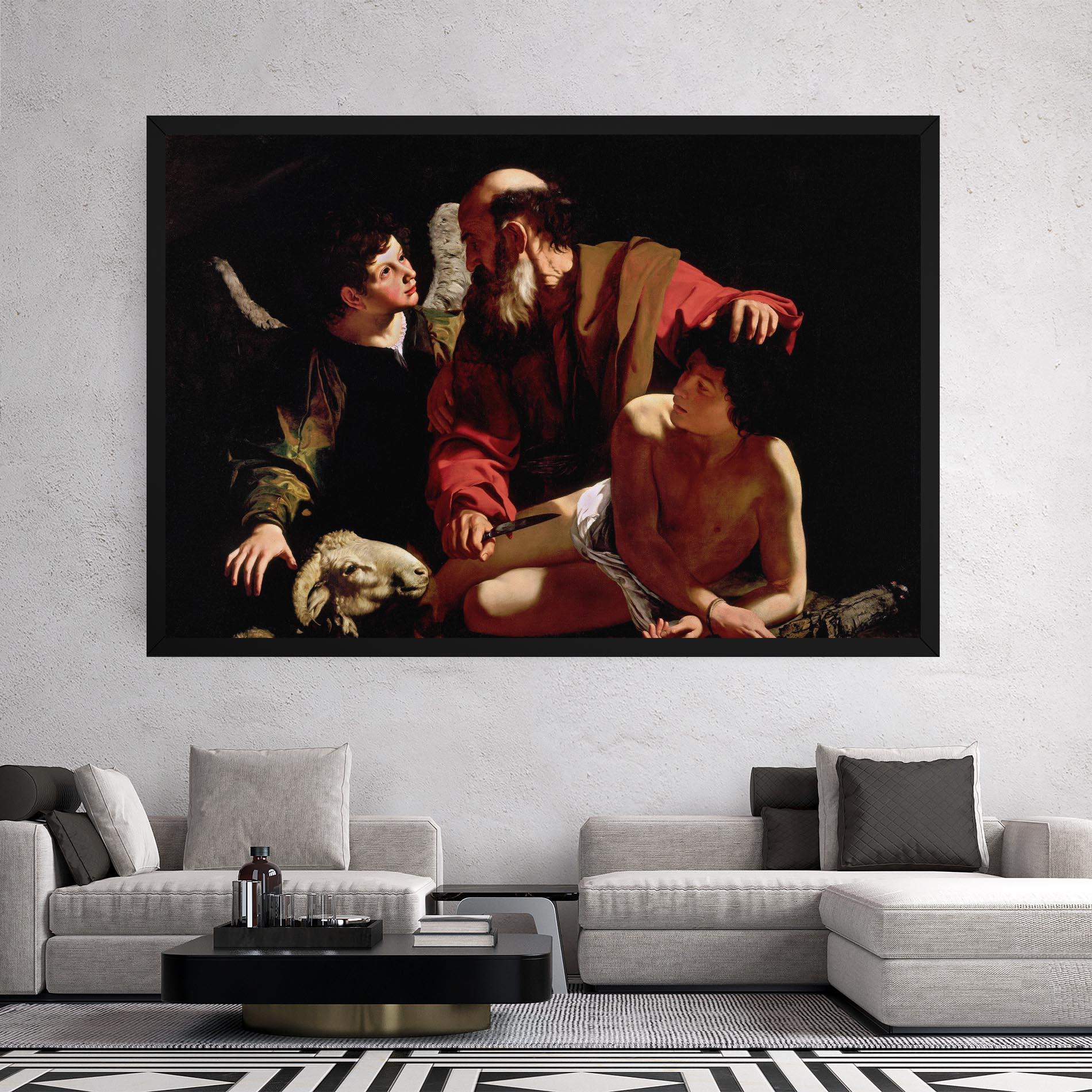 Vászonkép Sacrifice Of Isaac mockup 2