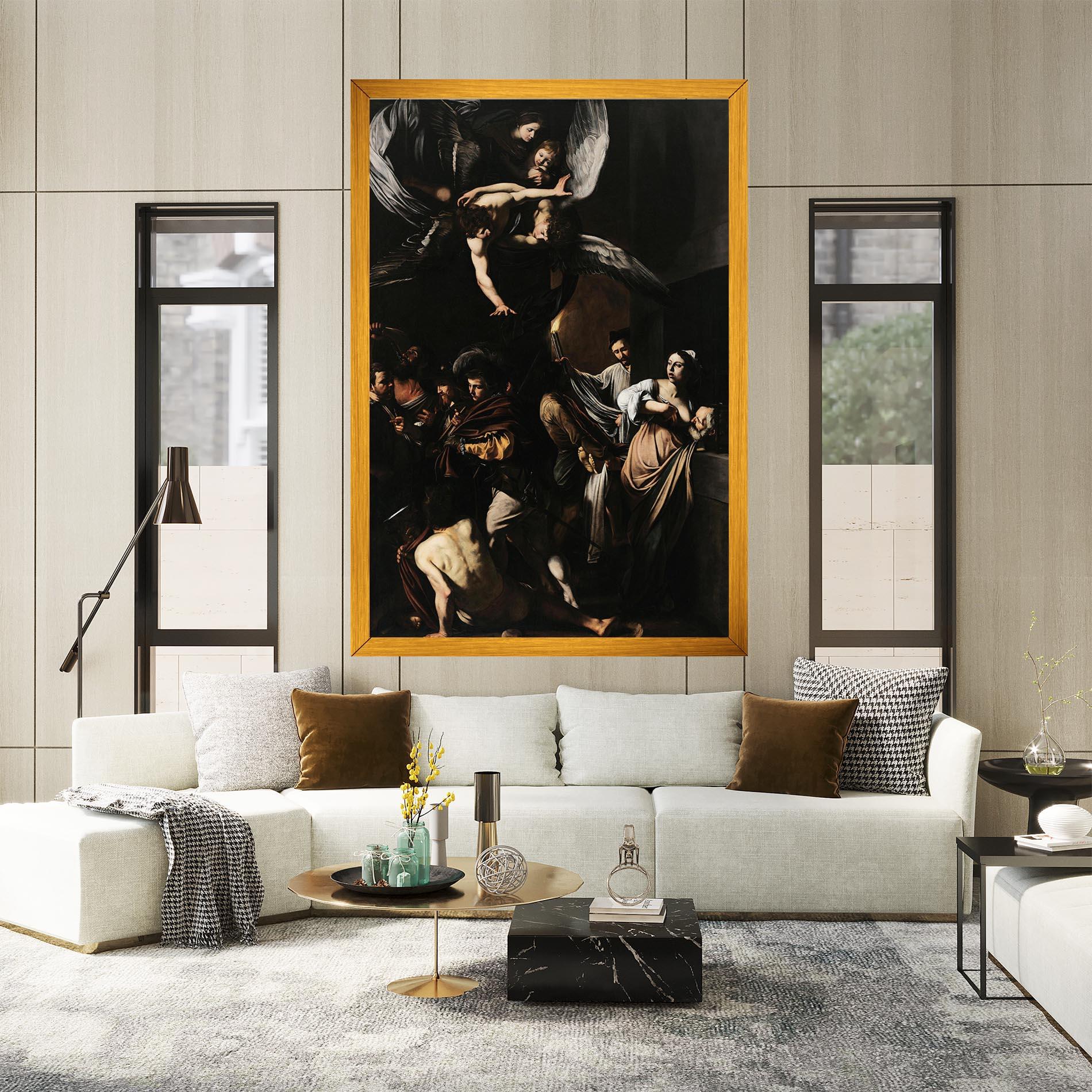 Vászonkép Sette Opere Di Misericordia mockup 2