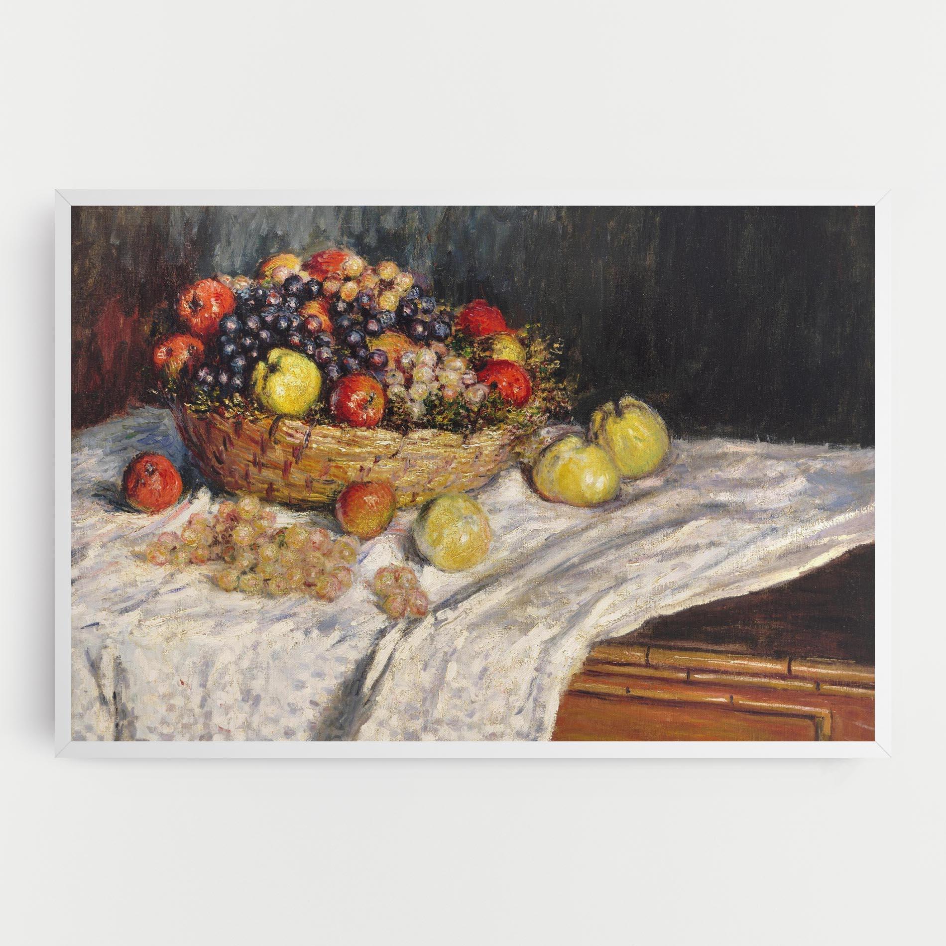 Vászonkép Apples And Grapes mockup 0