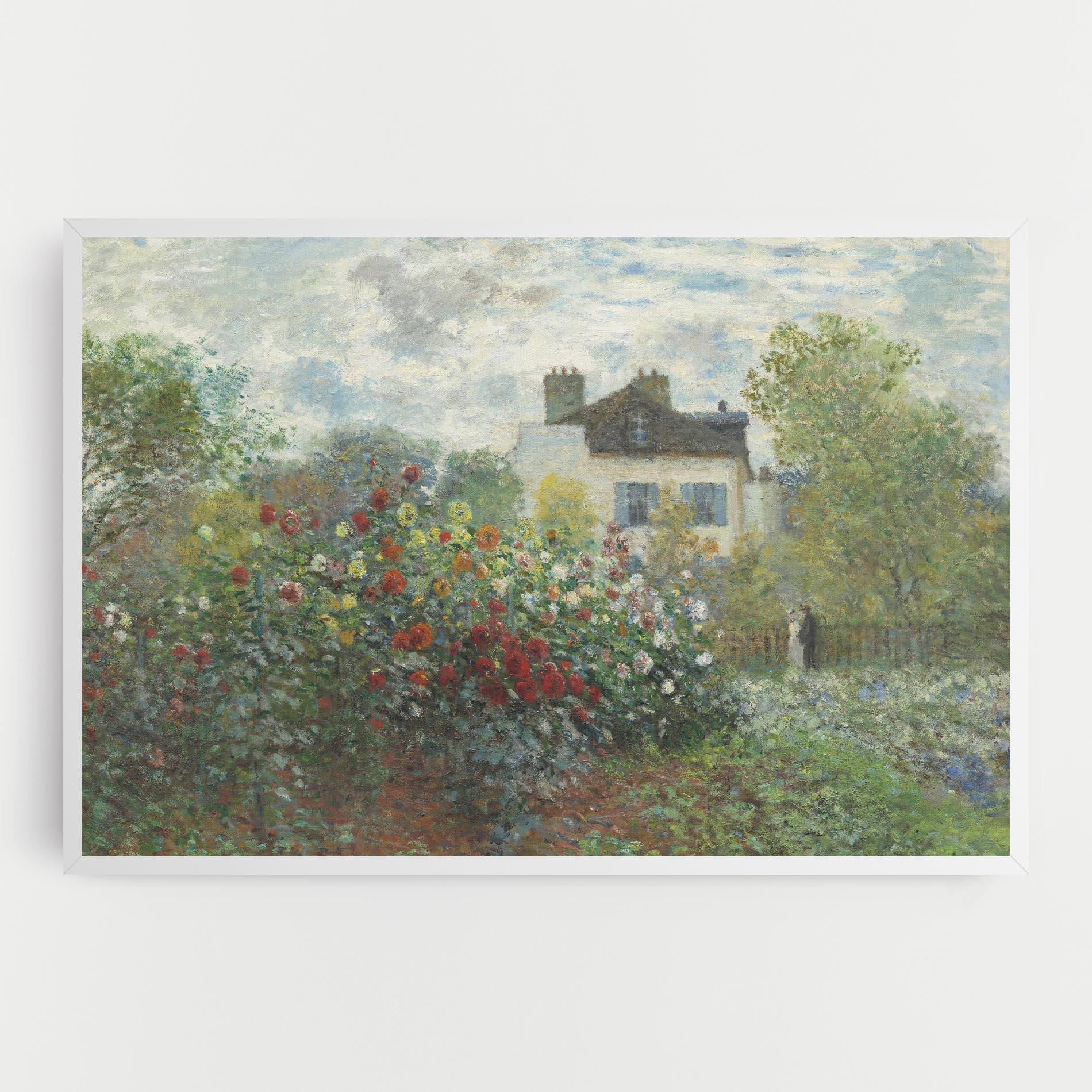 Vászonkép Garden In Argenteuilt mockup 0
