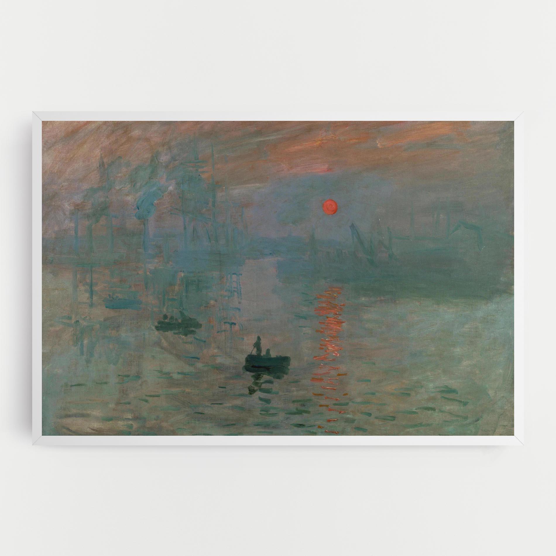 Vászonkép Monet Sunrise mockup 0