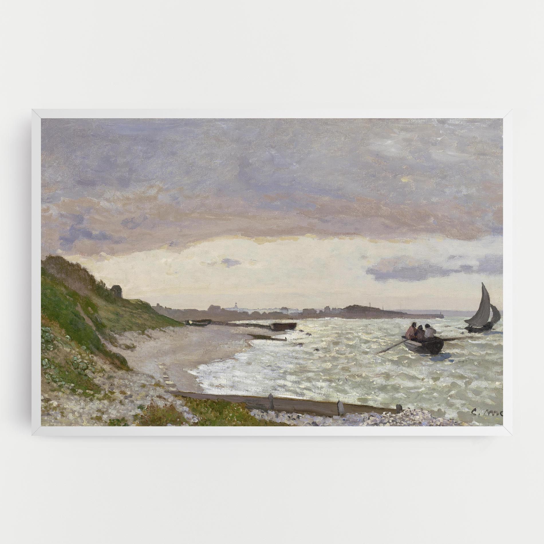 Seashore At Sainte Adresse mockup 0