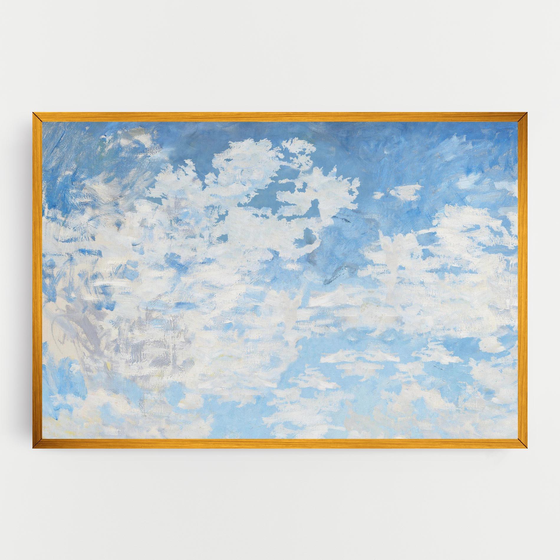 Vászonkép Clouds Monet mockup 0
