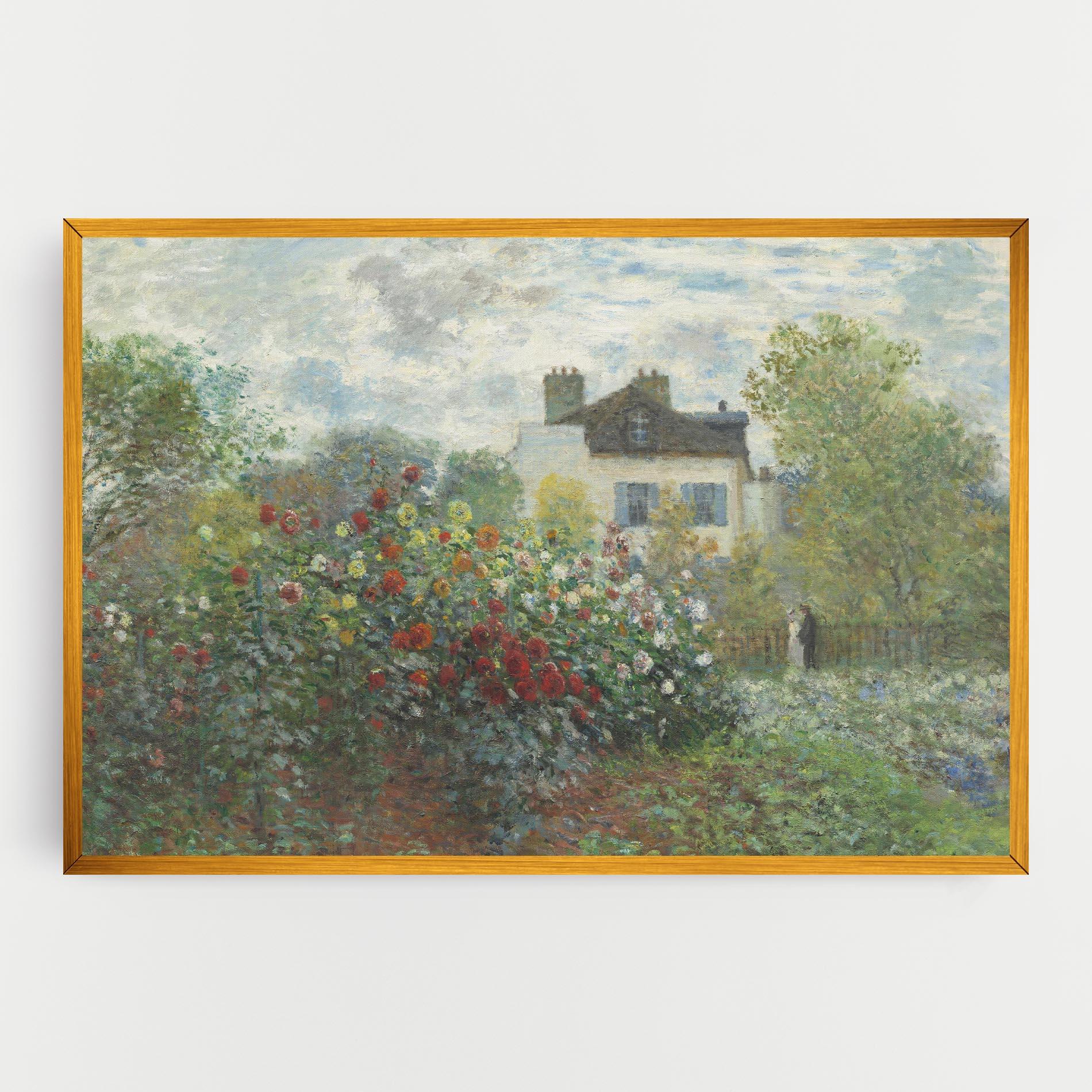 Vászonkép Garden In Argenteuilt mockup 0