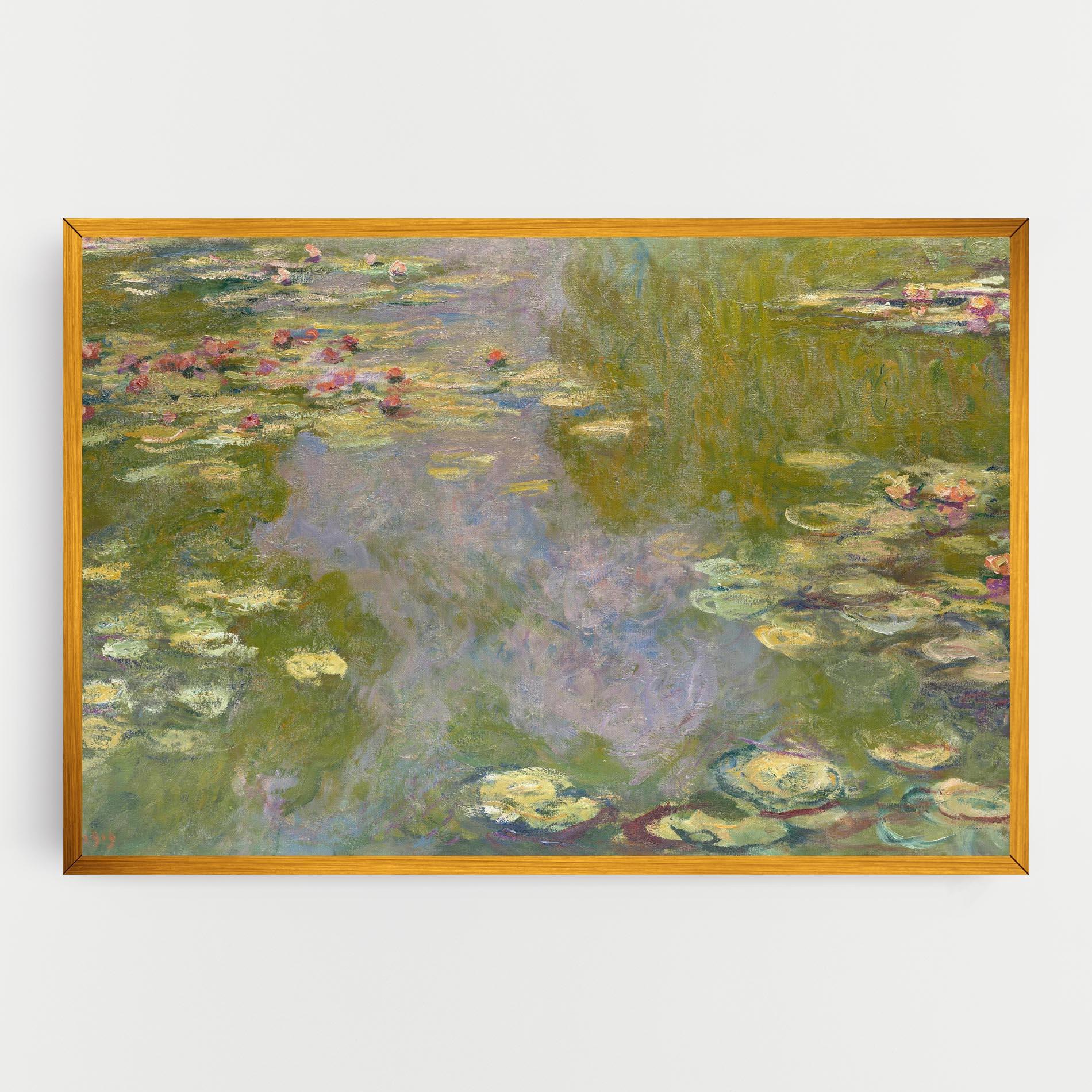 Vászonkép Water Lilies Monet mockup 0