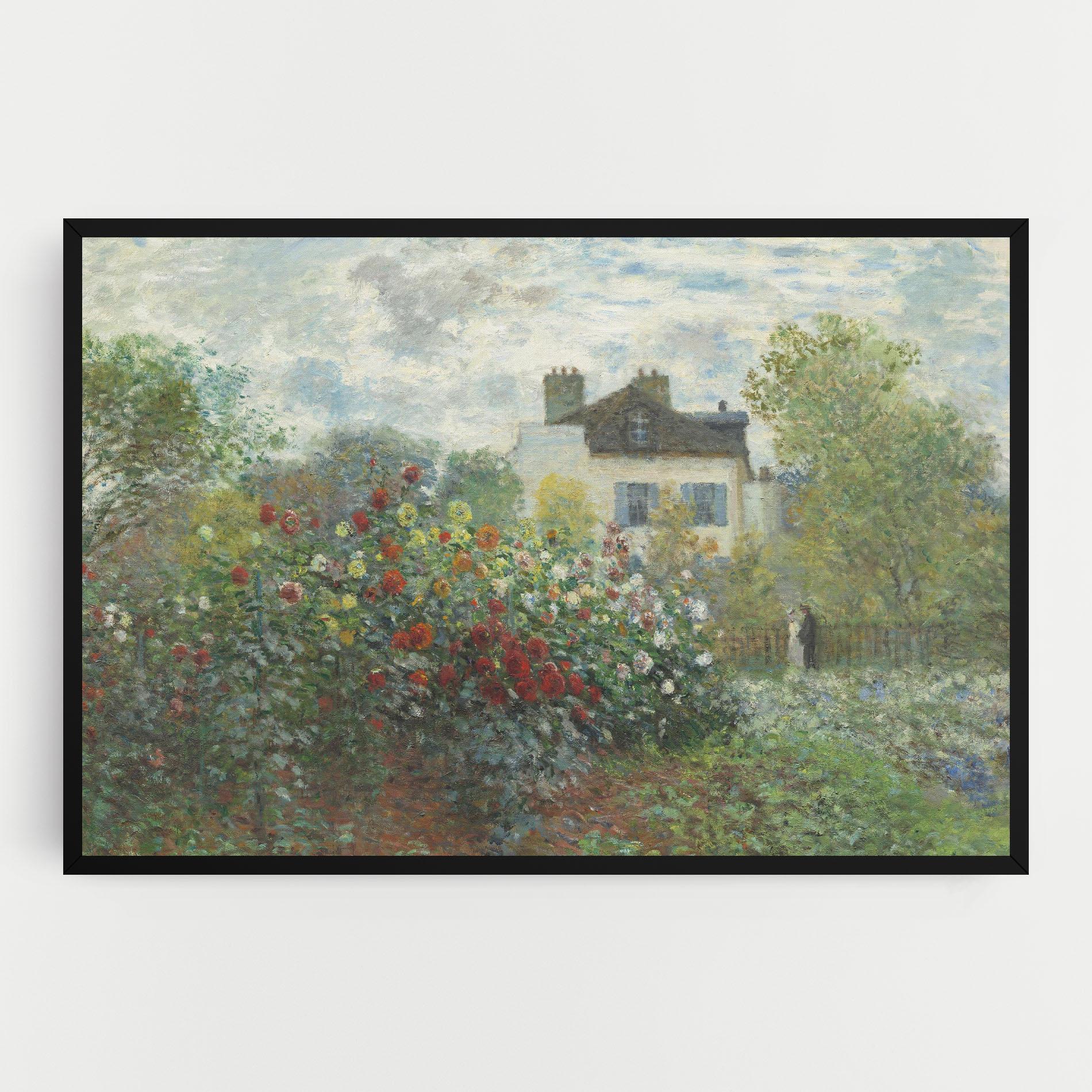 Vászonkép Garden In Argenteuilt mockup 0