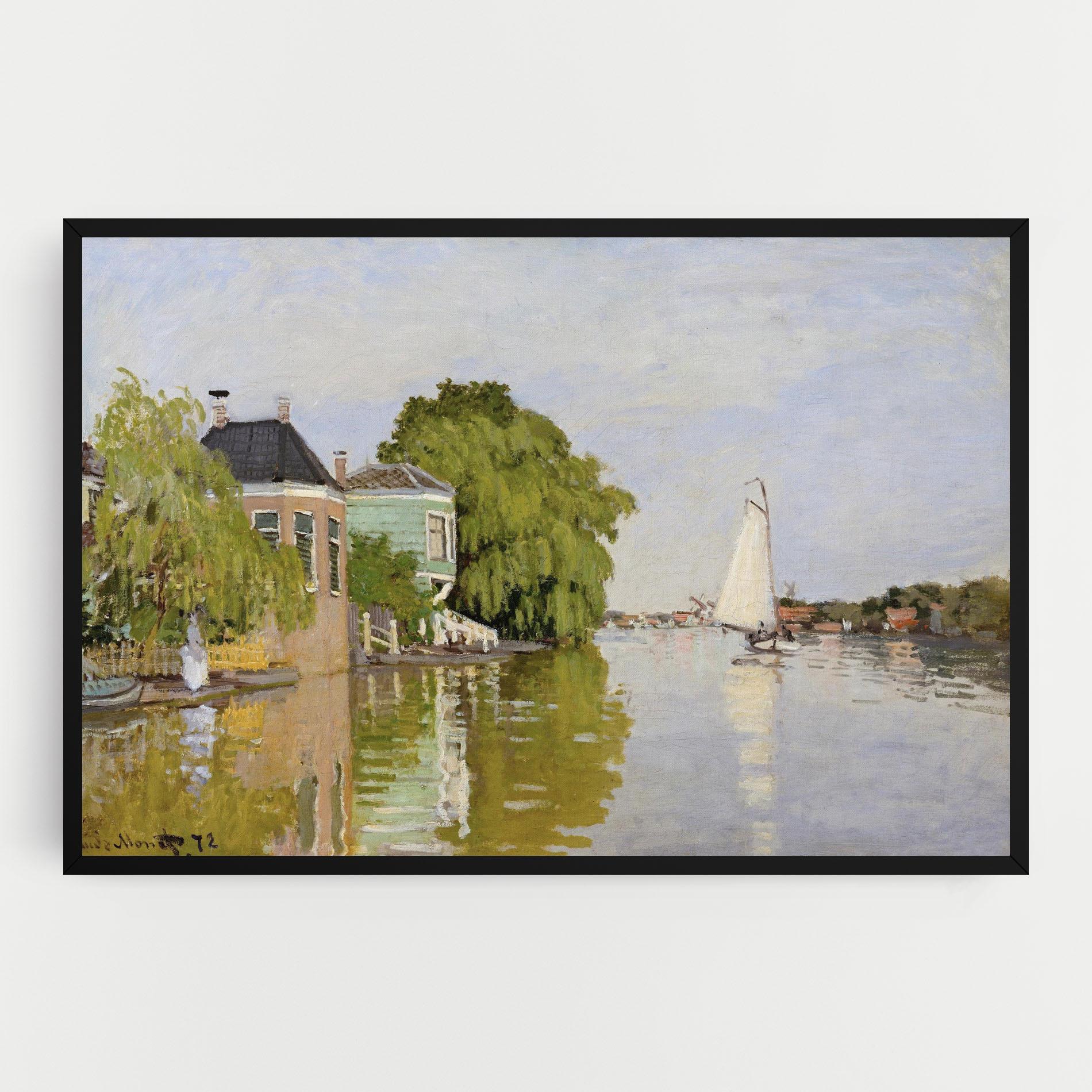 Vászonkép Houses On The Achterzaan mockup 0