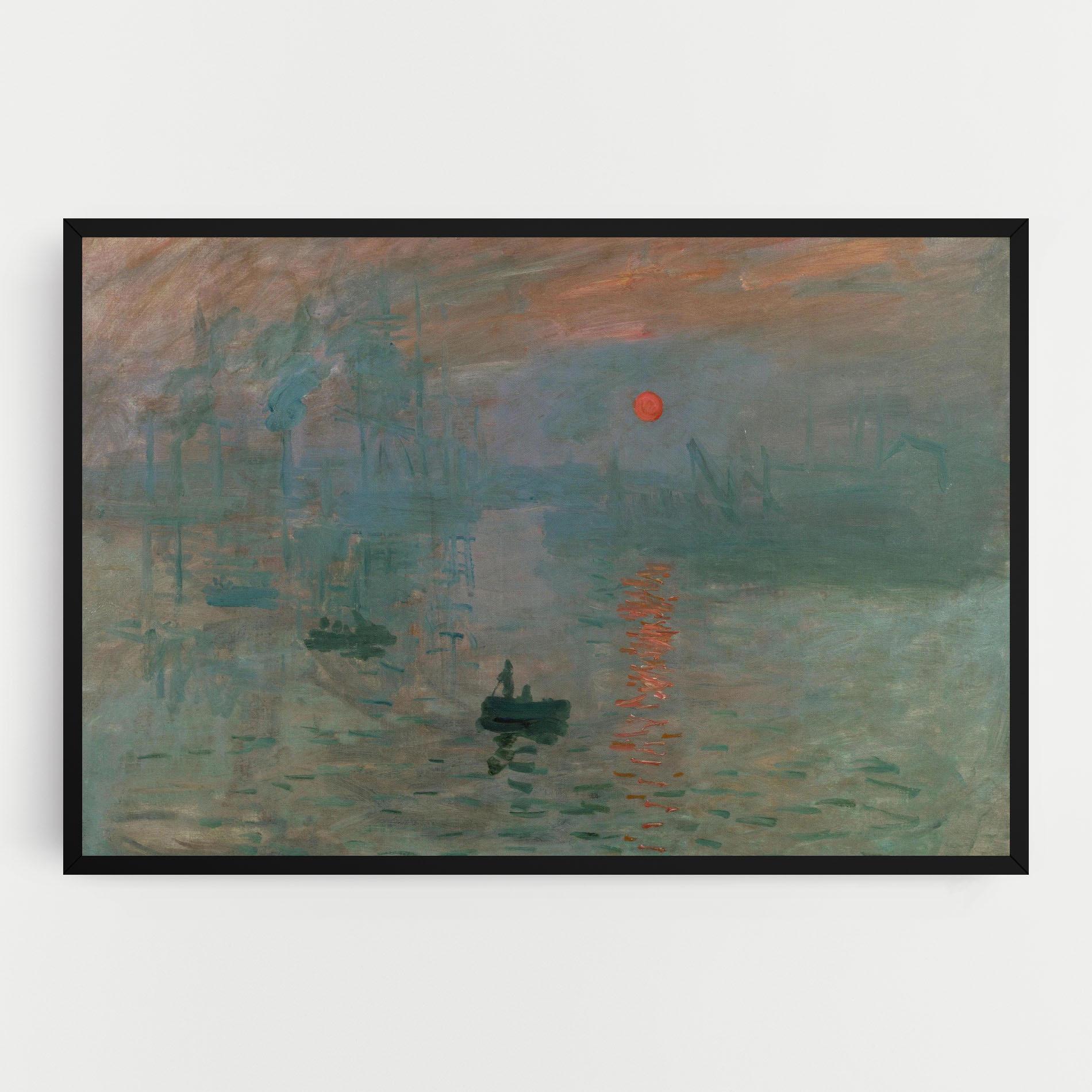Vászonkép Monet Sunrise mockup 0