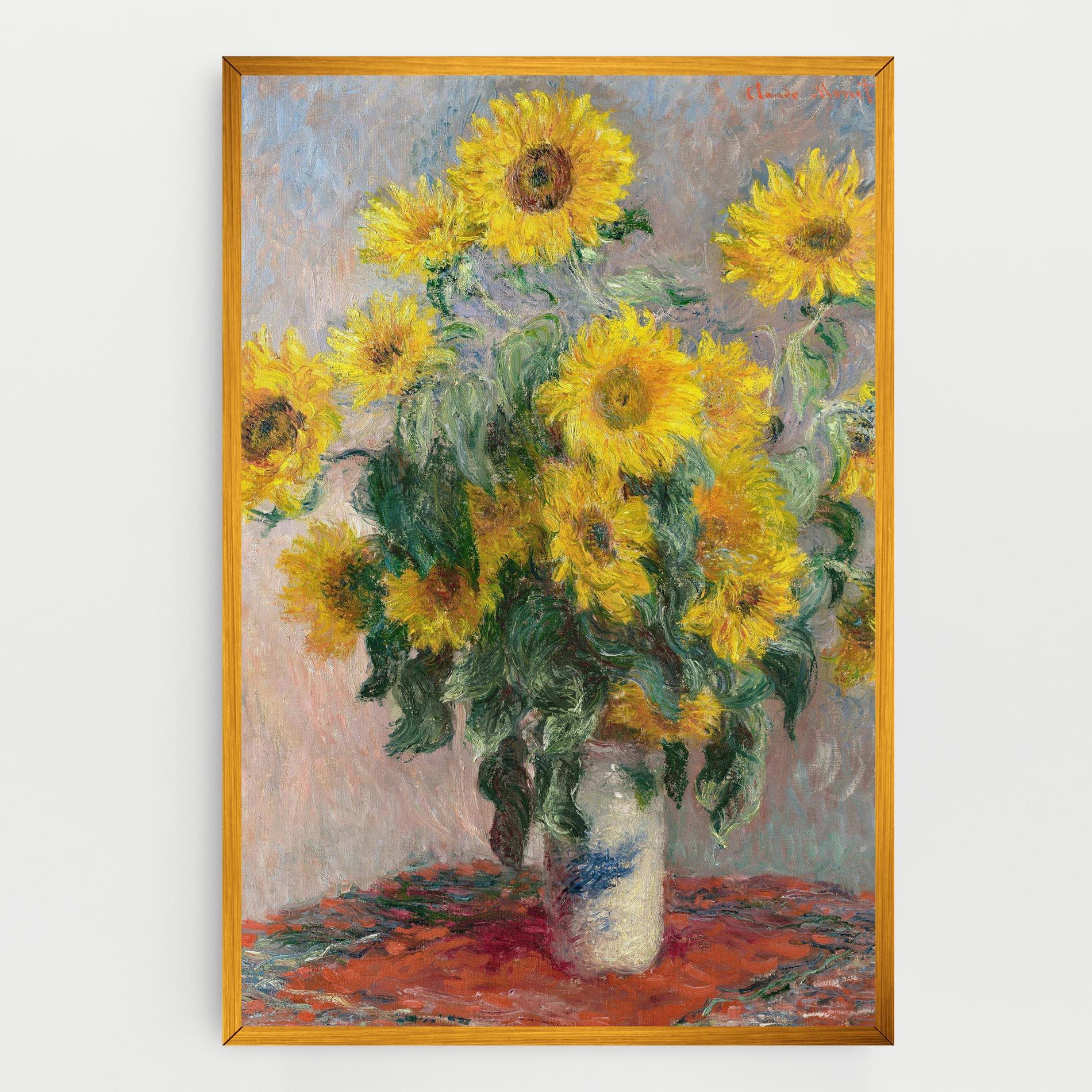 Vászonkép Bouquet Of Sunflowers 1881 mockup 0