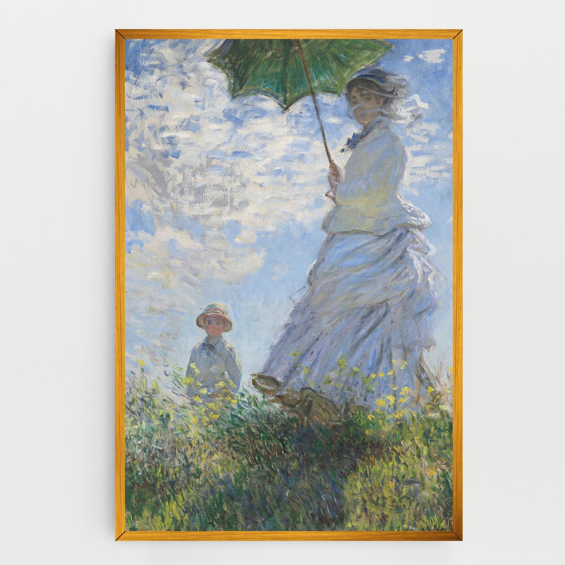 Vászonkép Parasol Painting mockup 0