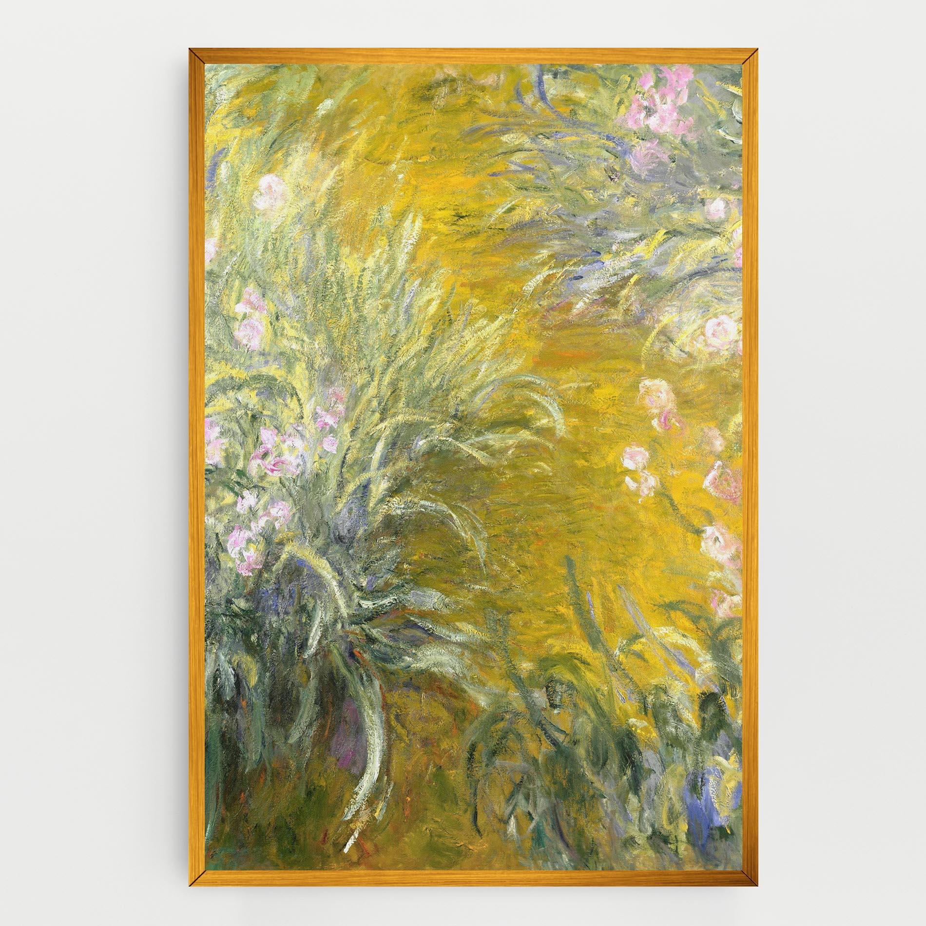 Vászonkép Path Through The Irises mockup 0