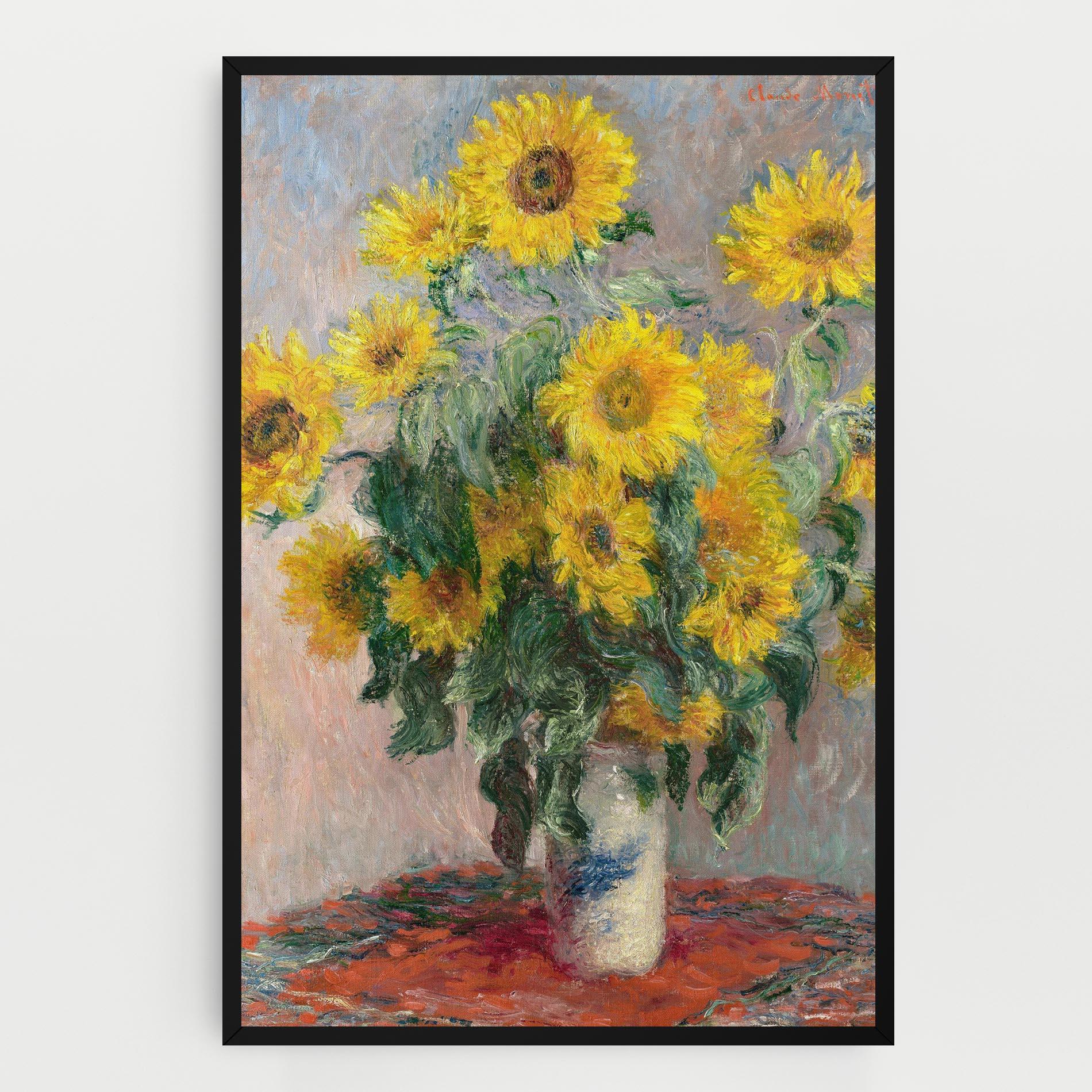 Vászonkép Bouquet Of Sunflowers 1881 mockup 0