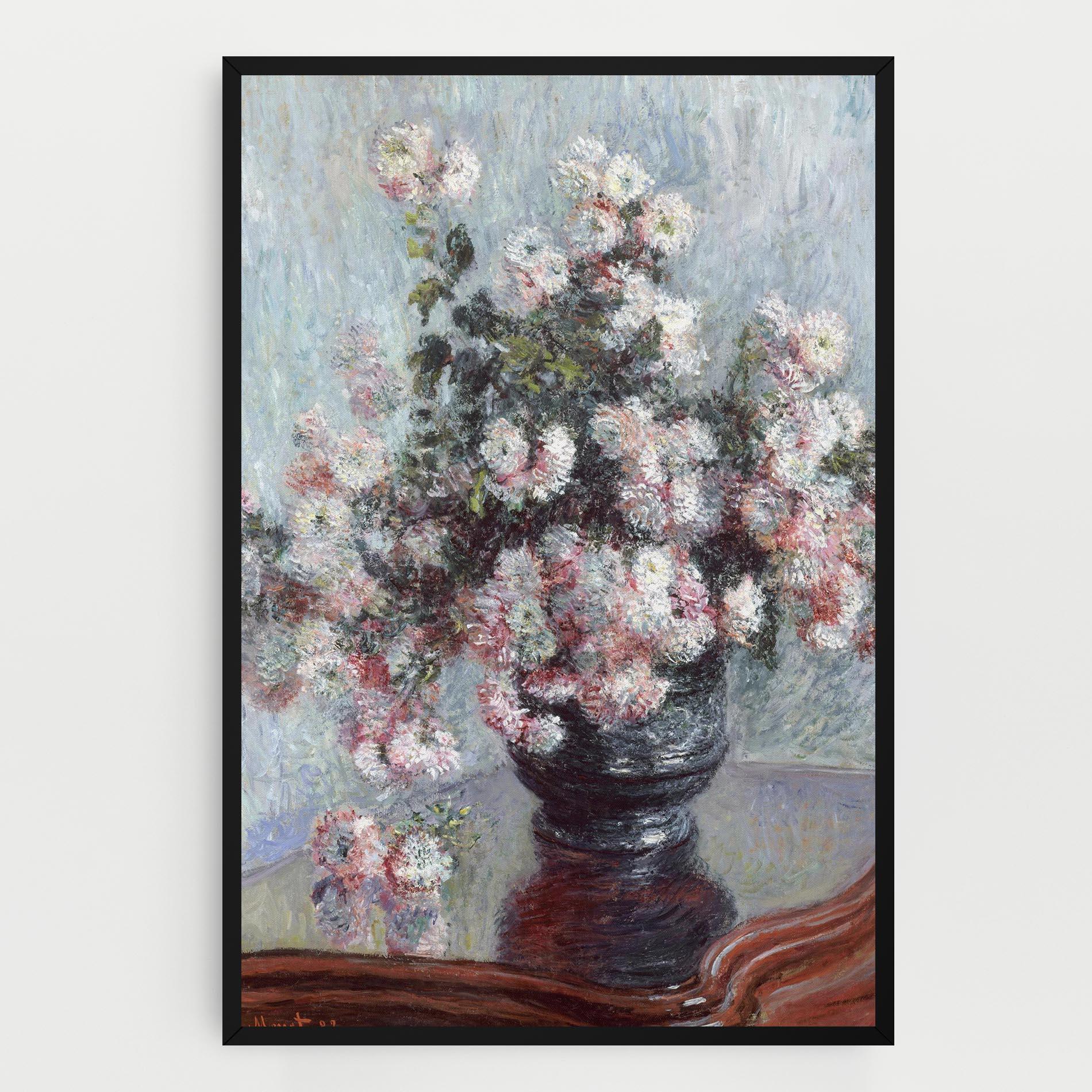 Vászonkép Chrysanthemums mockup 0