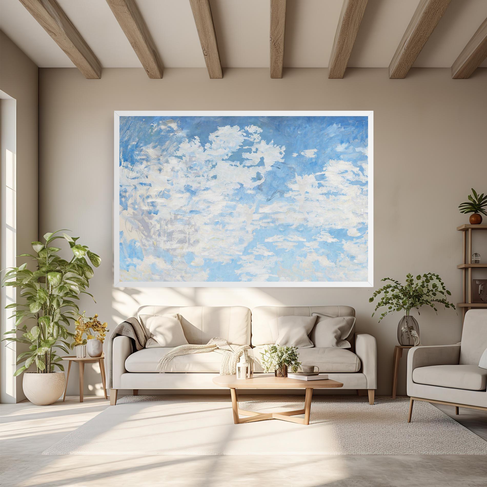Vászonkép Clouds Monet mockup 6