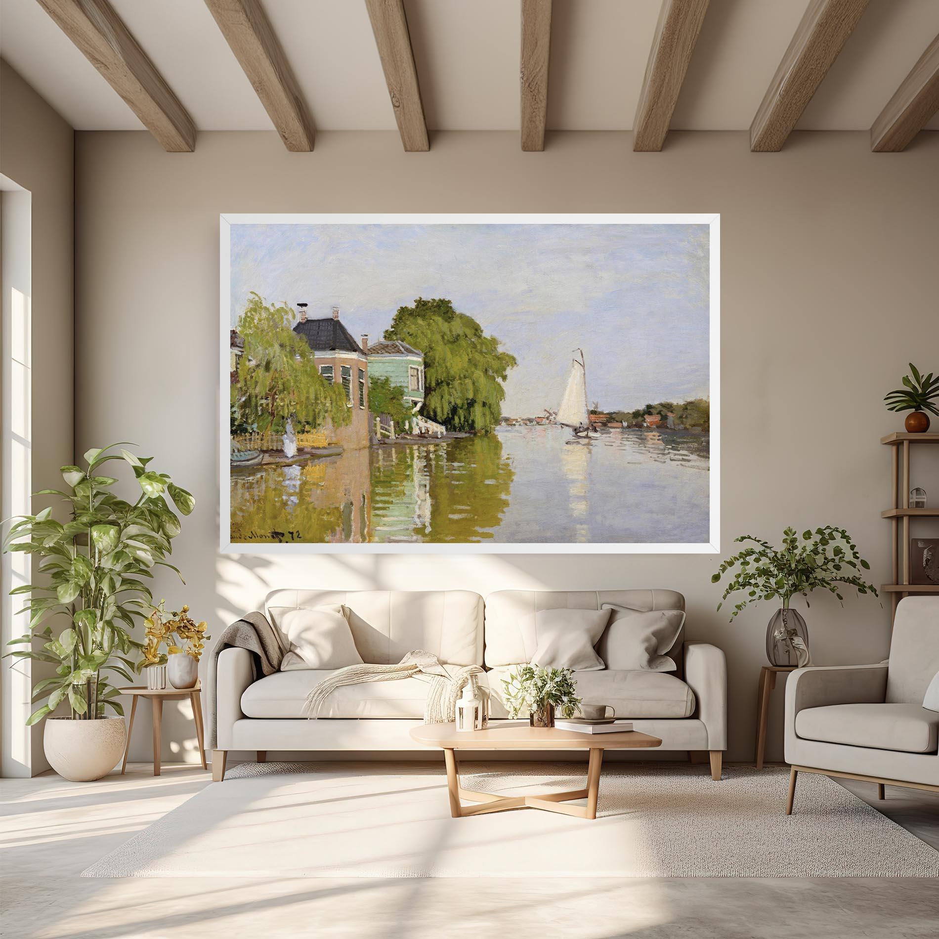 Vászonkép Houses On The Achterzaan mockup 6