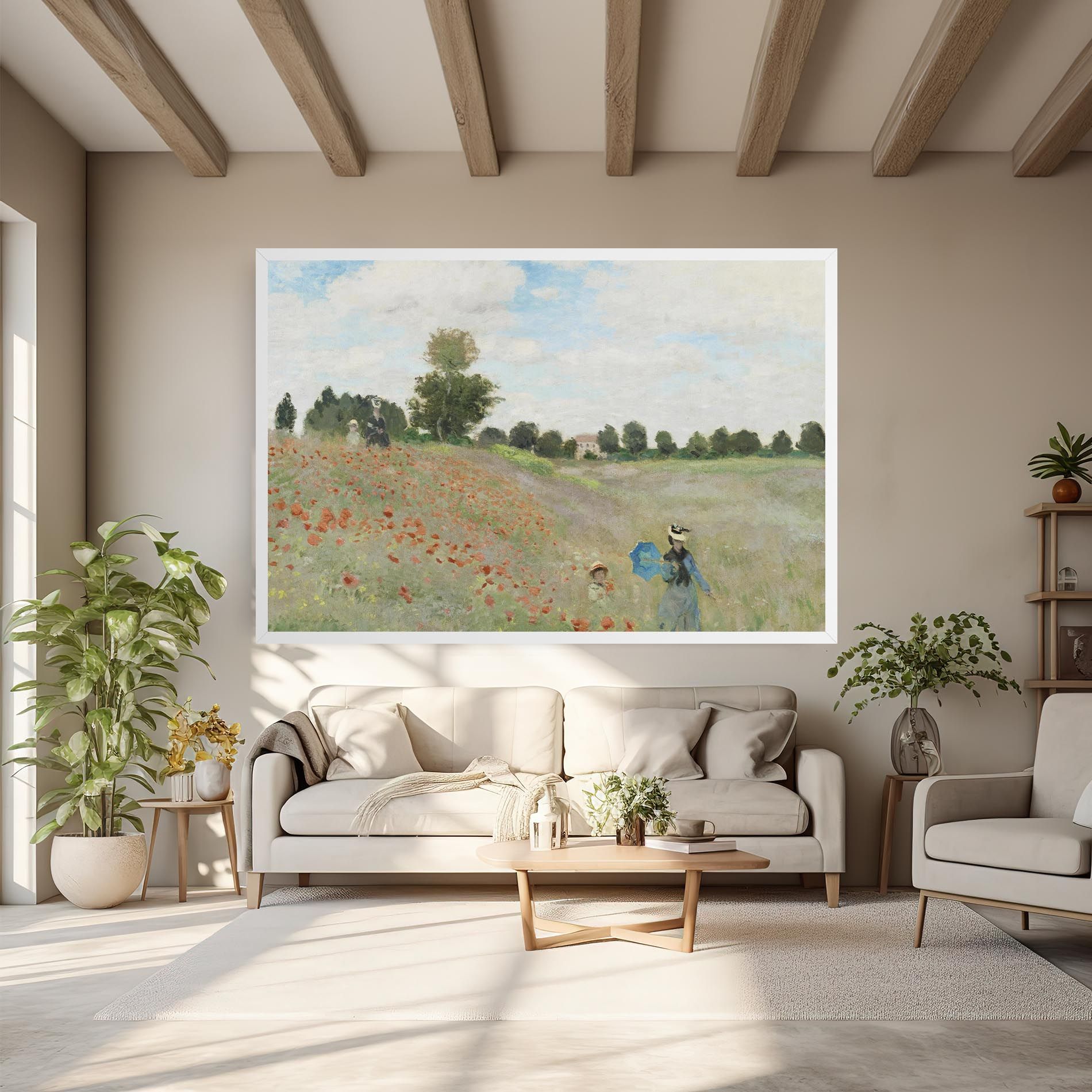 Poppy Field Near Argenteuil mockup 6