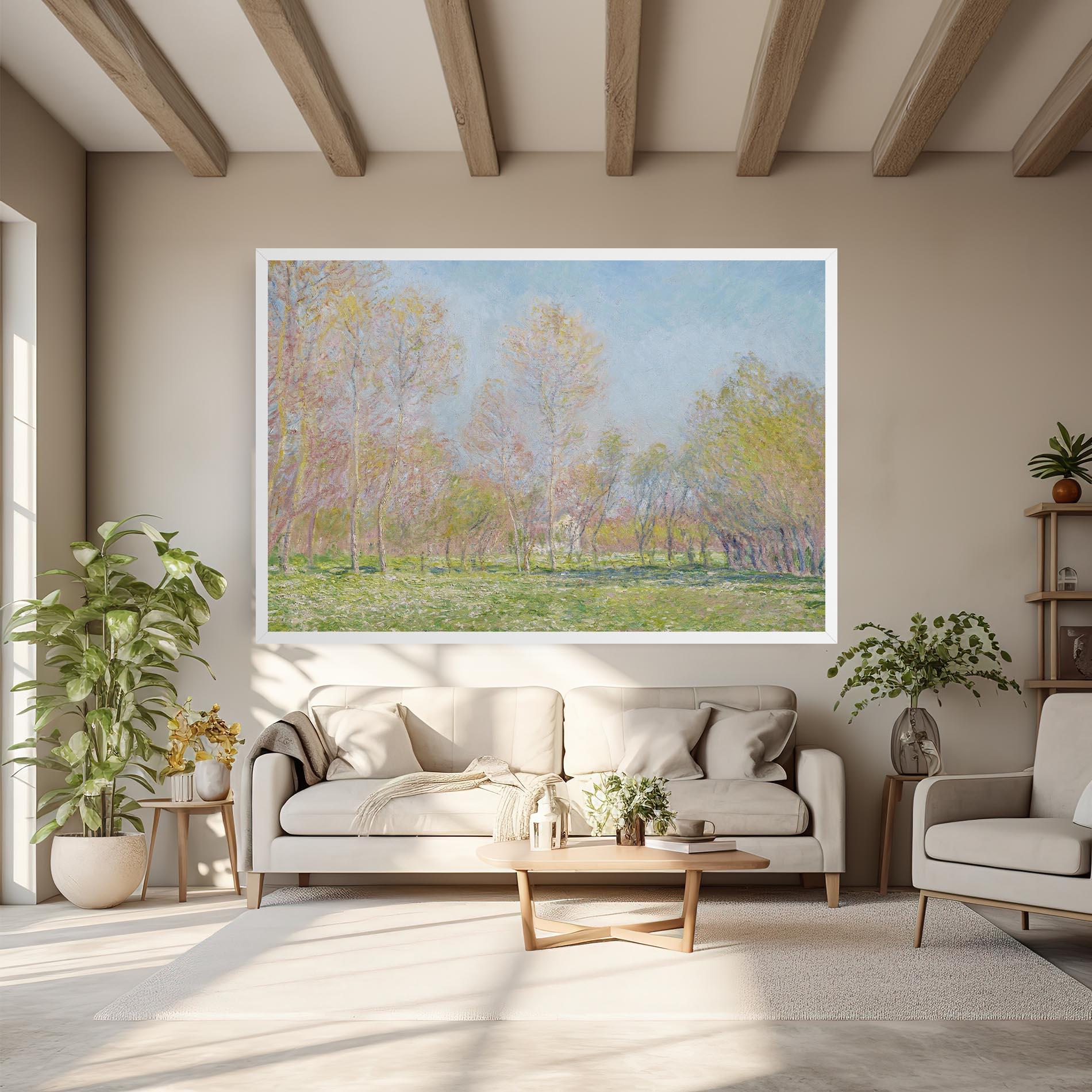 Vászonkép Spring In Giverny mockup 6