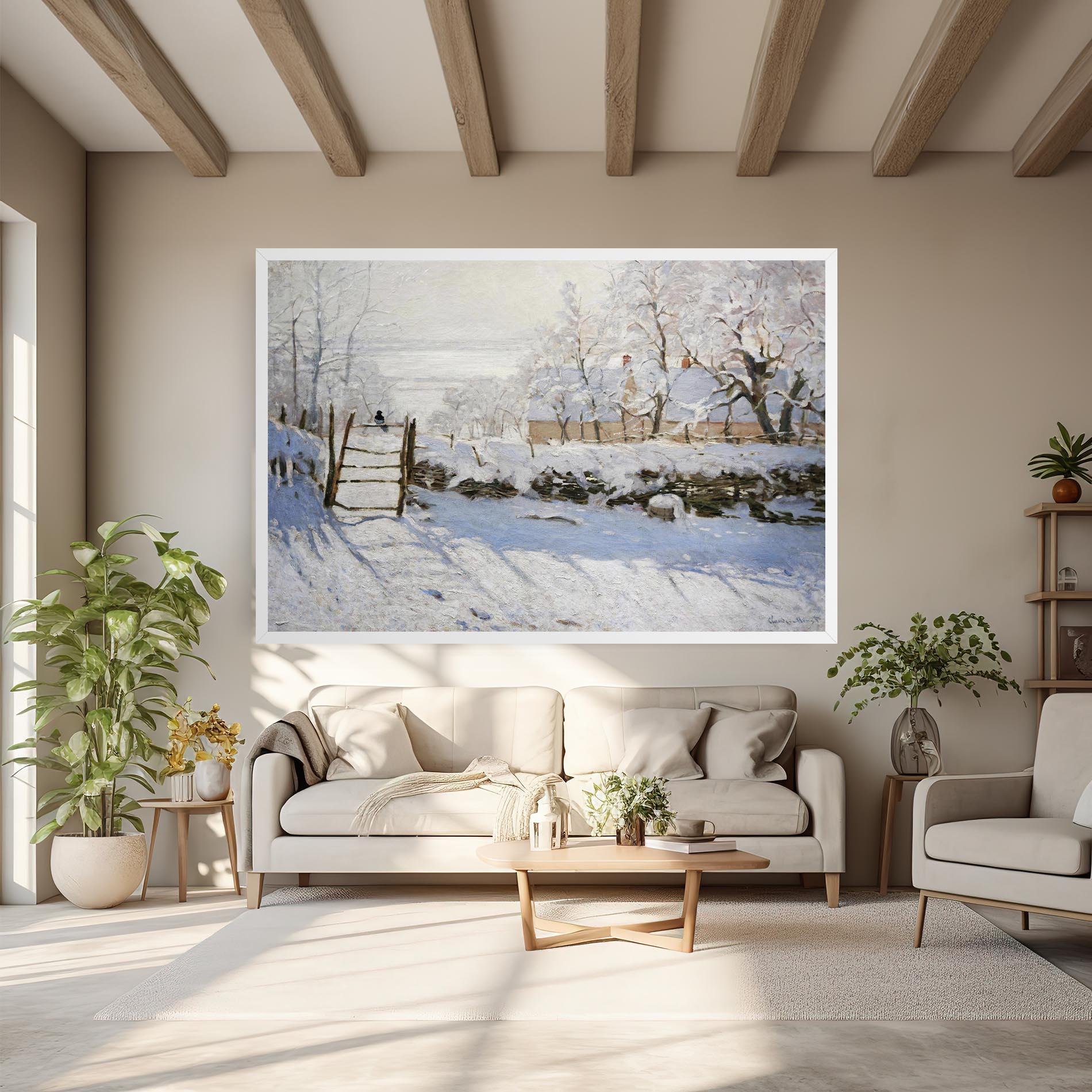 Vászonkép The Magpie mockup 6