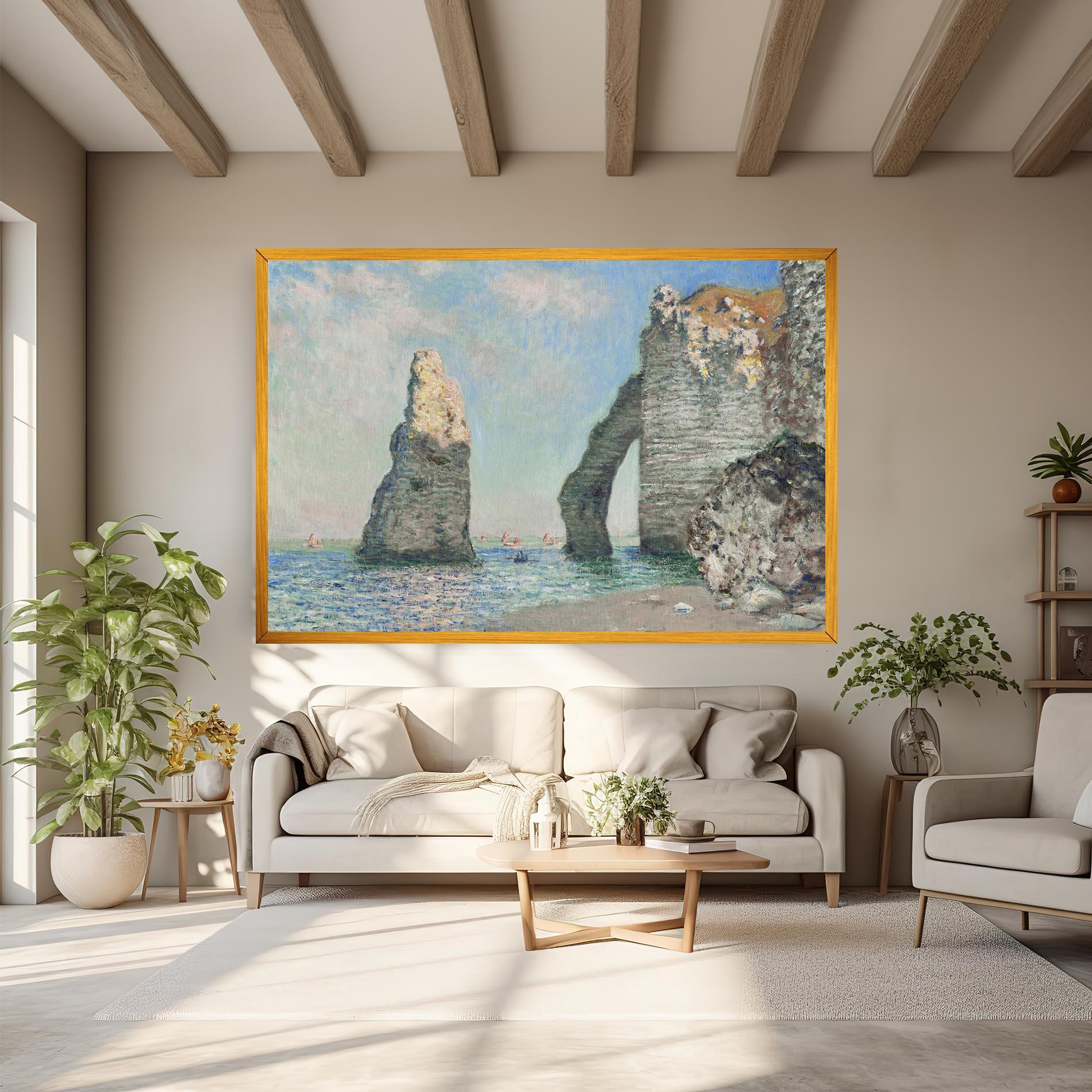 Vászonkép The Cliffs At Etretat mockup 6