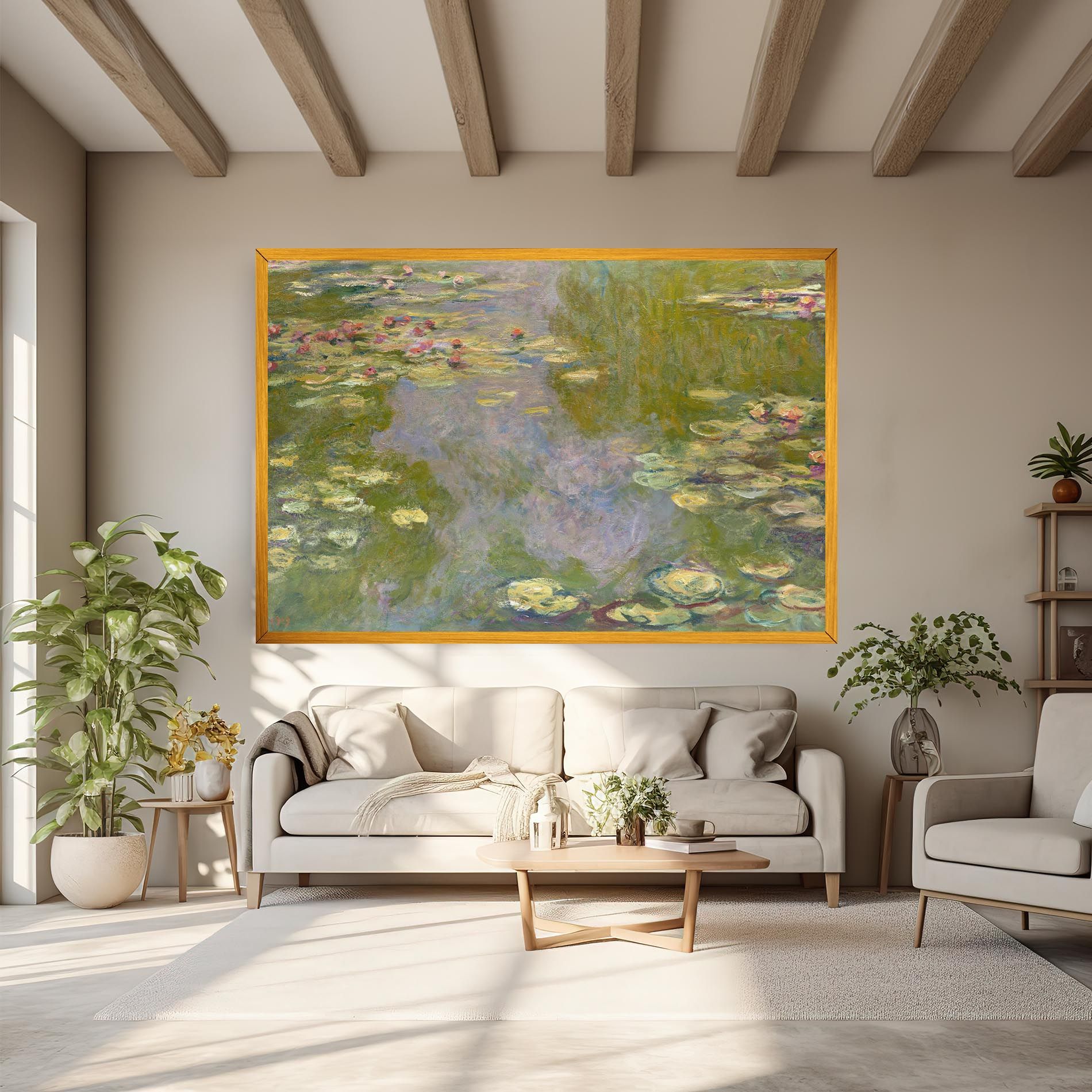 Water Lilies Monet mockup 6