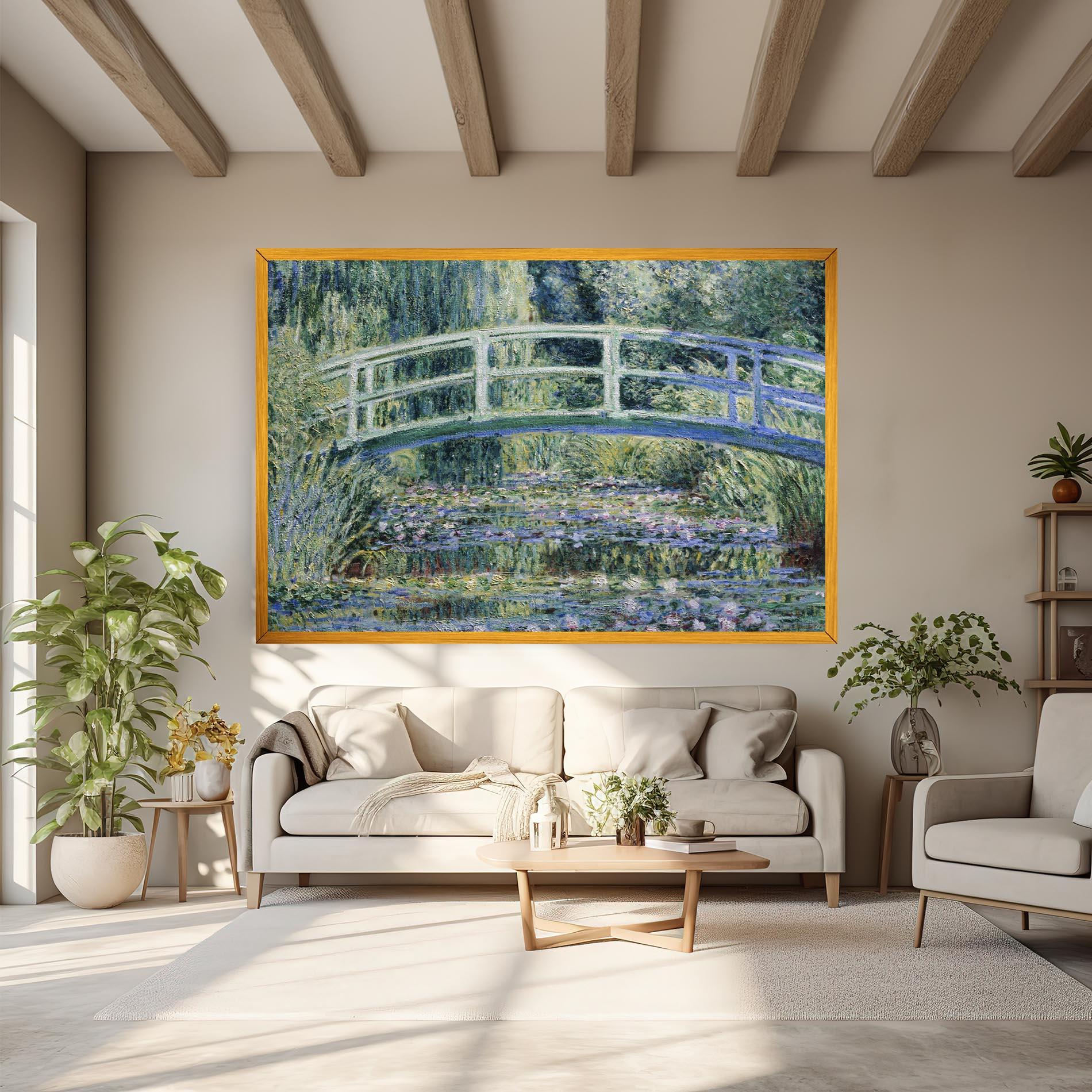 Vászonkép Water Lilies mockup 6