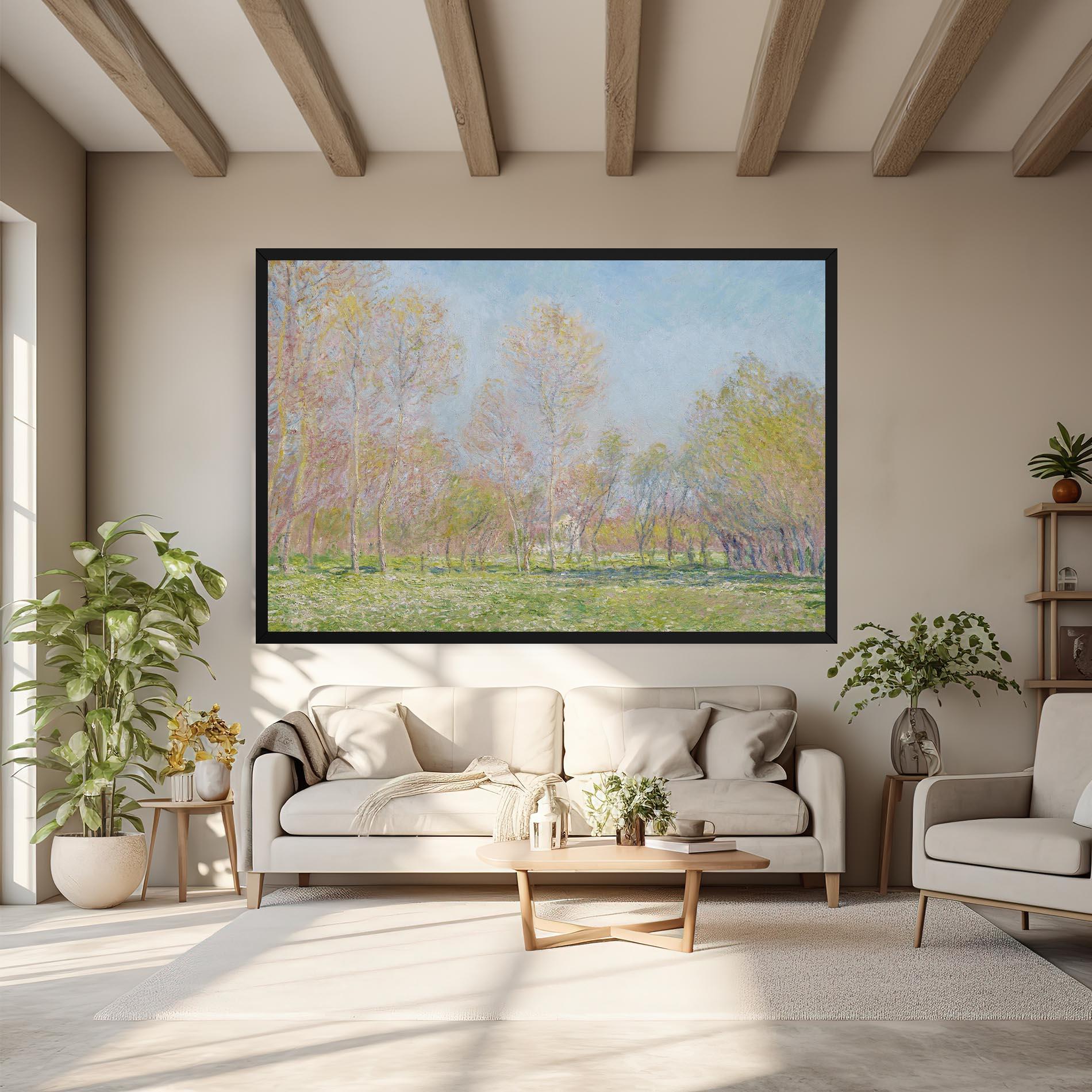 Vászonkép Spring In Giverny mockup 6