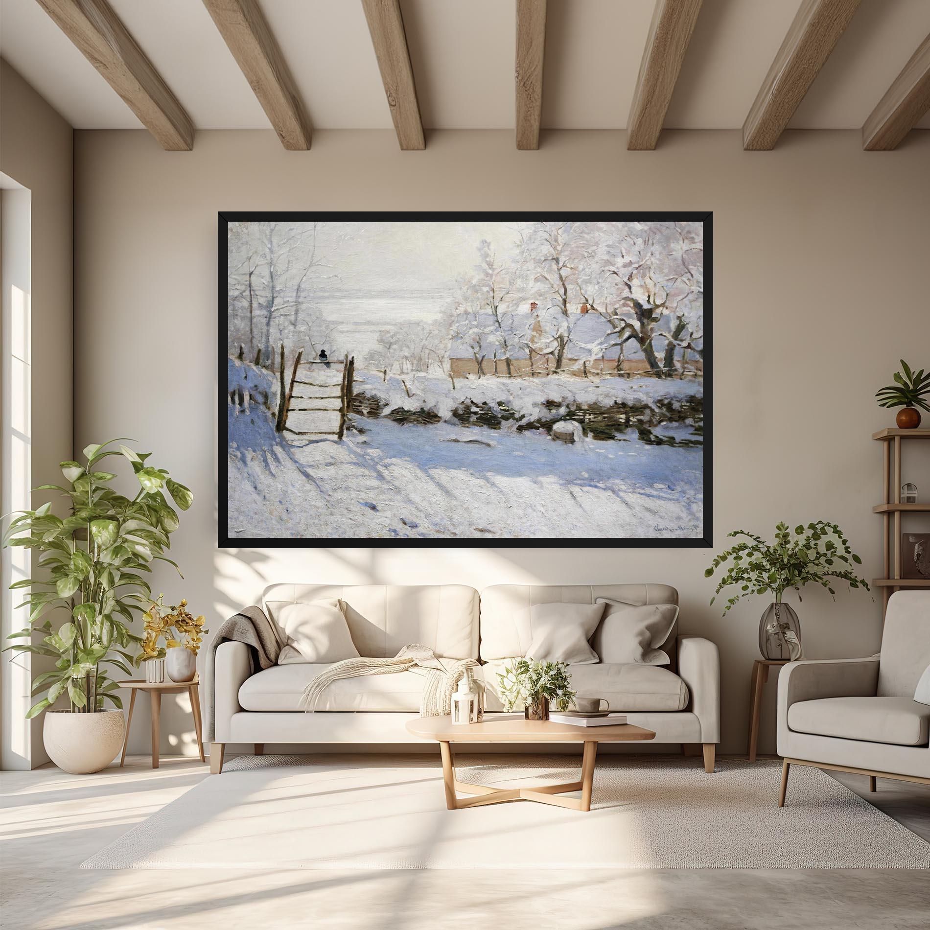 Vászonkép The Magpie mockup 6