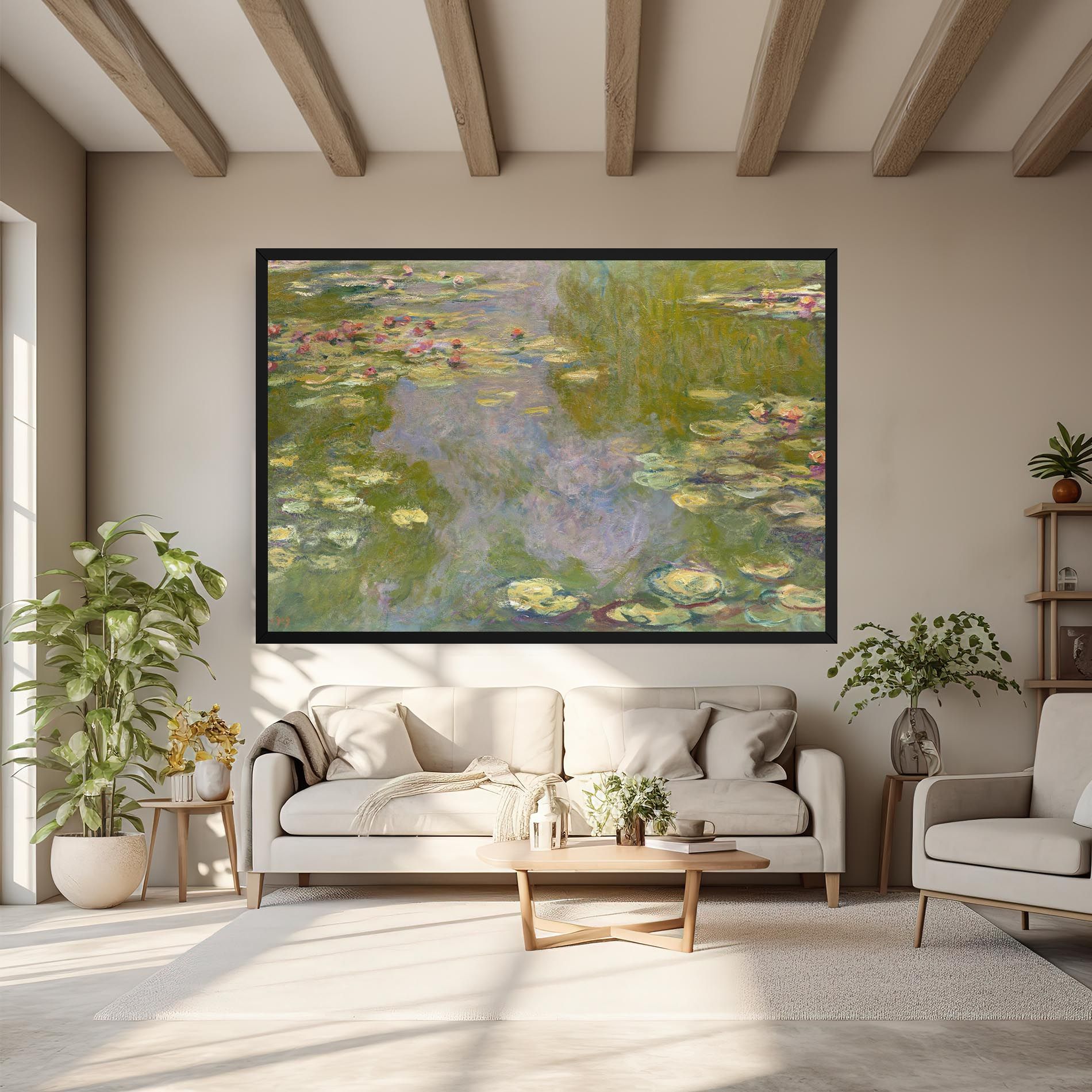 Water Lilies Monet mockup 6