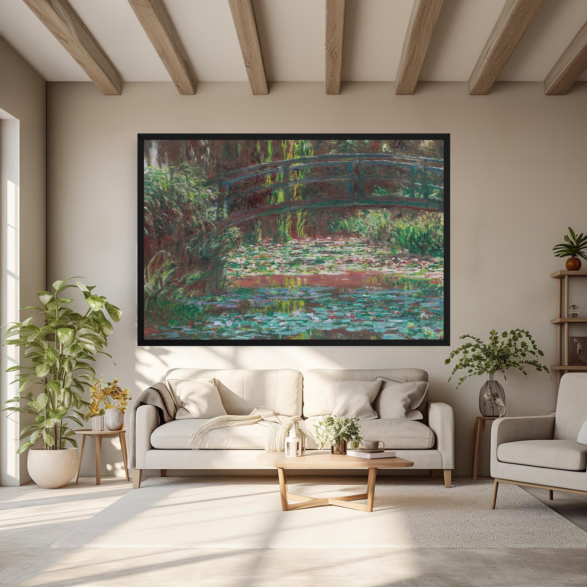 Vászonkép Water Lily Pond mockup 6