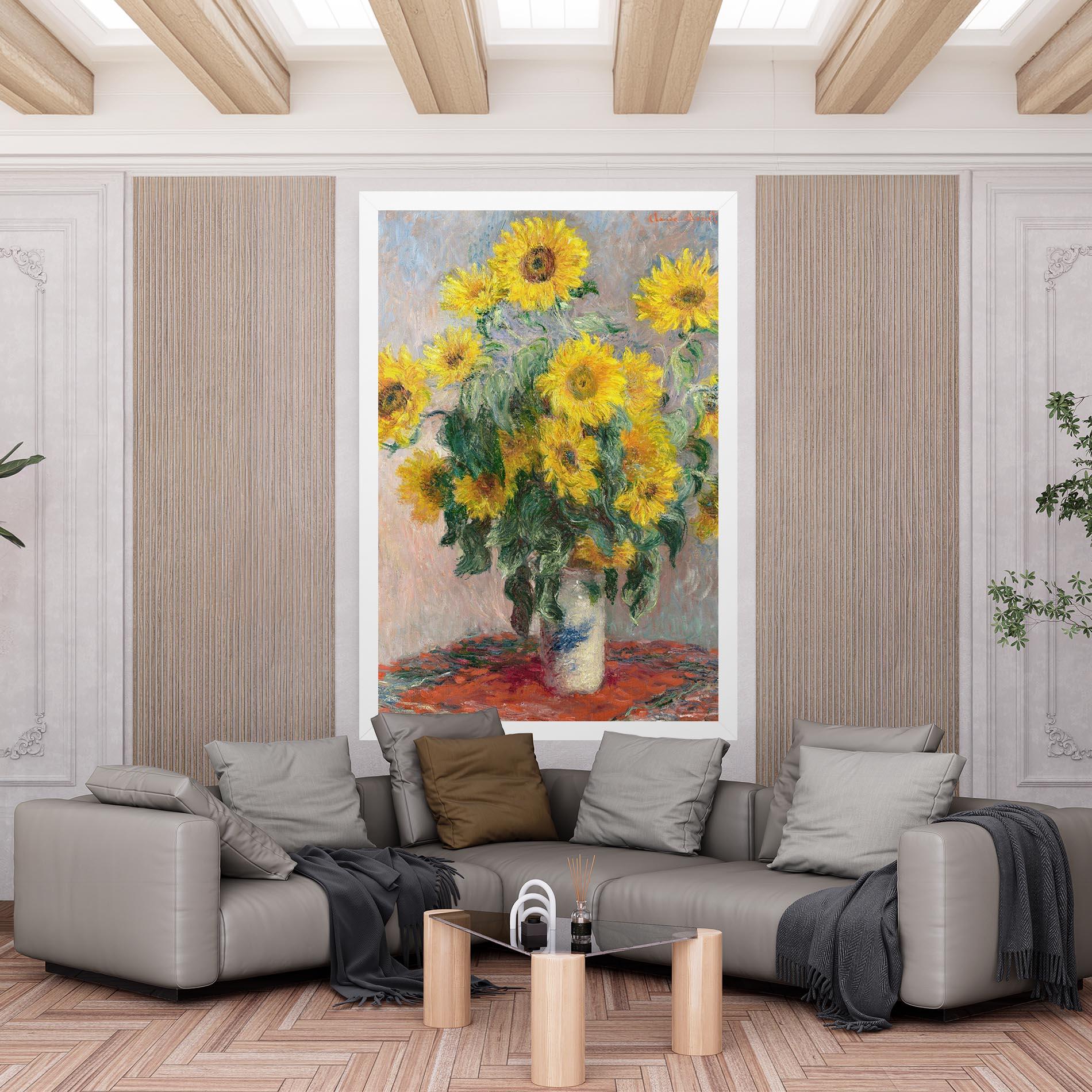 Vászonkép Bouquet Of Sunflowers 1881 mockup 6